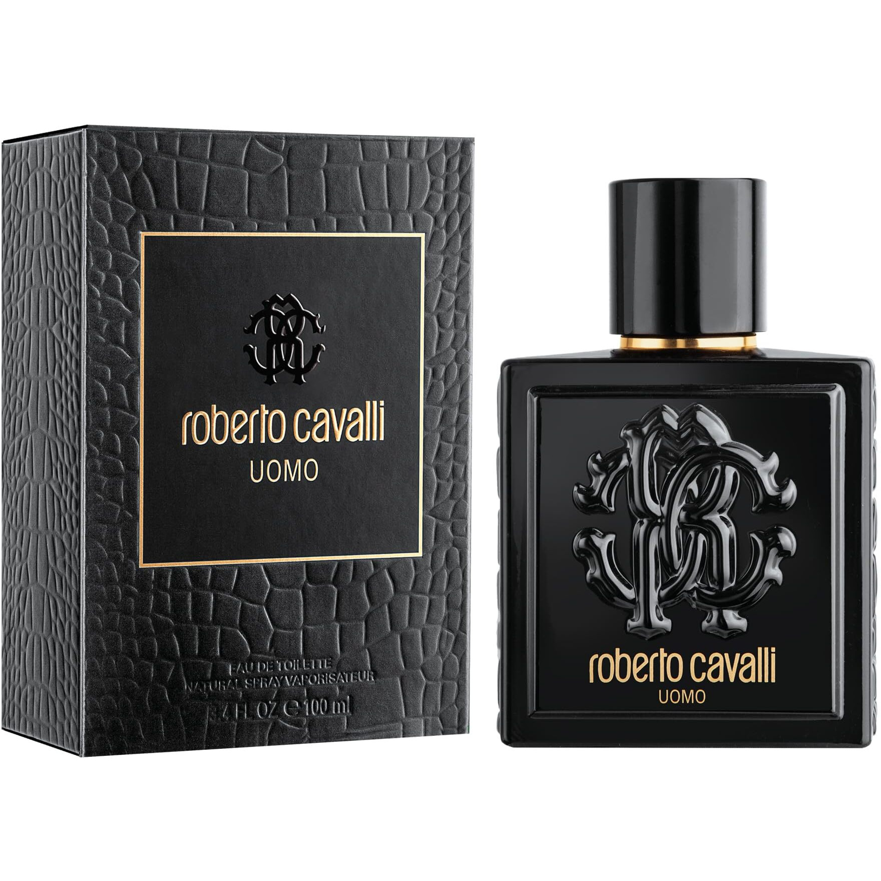 Roberto Cavalli Uomo Eau De Toilette  3.4 Fl Oz