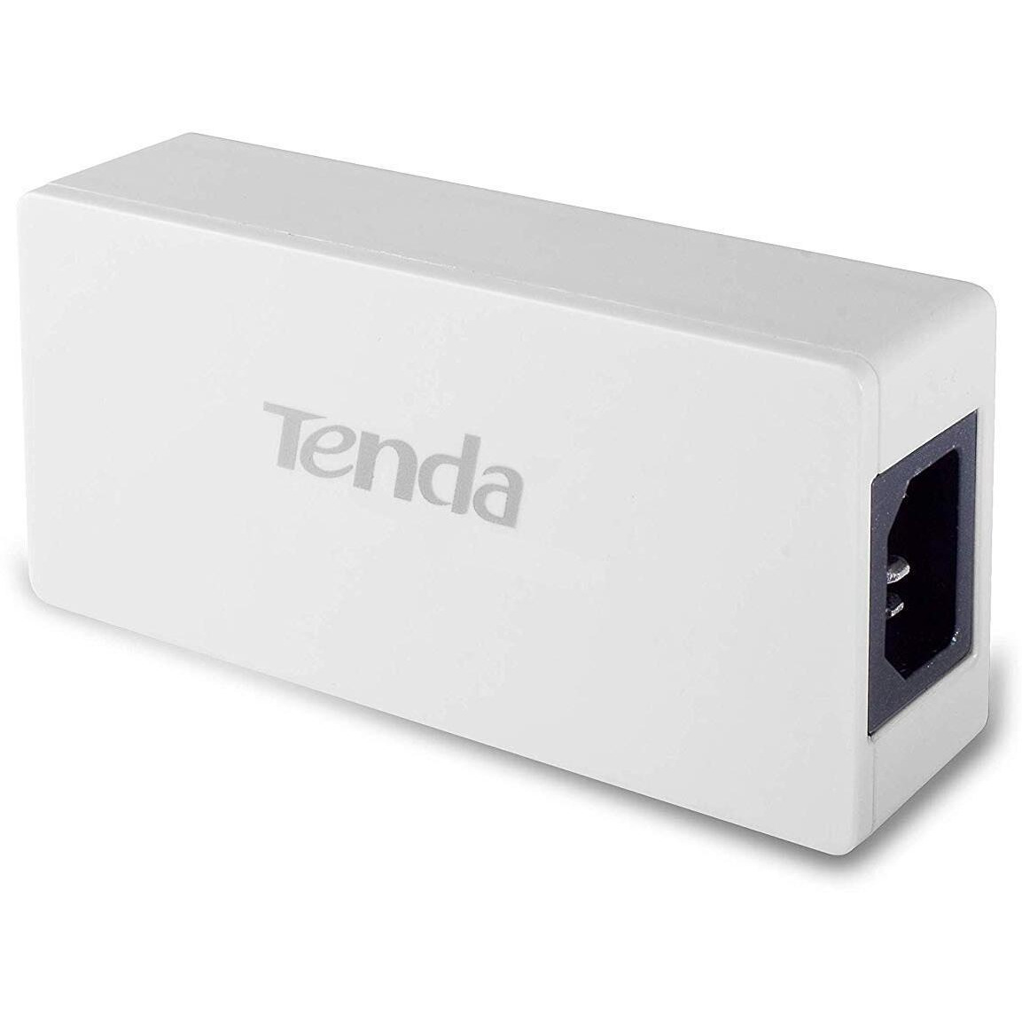 Tenda Poe Injector 48V  Ieee802.3At Gigabit Poe Injector Up To 30W  Compatible With Ieee 802.3Af  Rj45 Port  Passive Poe 10 / 100Mbps  Distance Up To 100 Meters  Plug And Play(Poe30G-At)