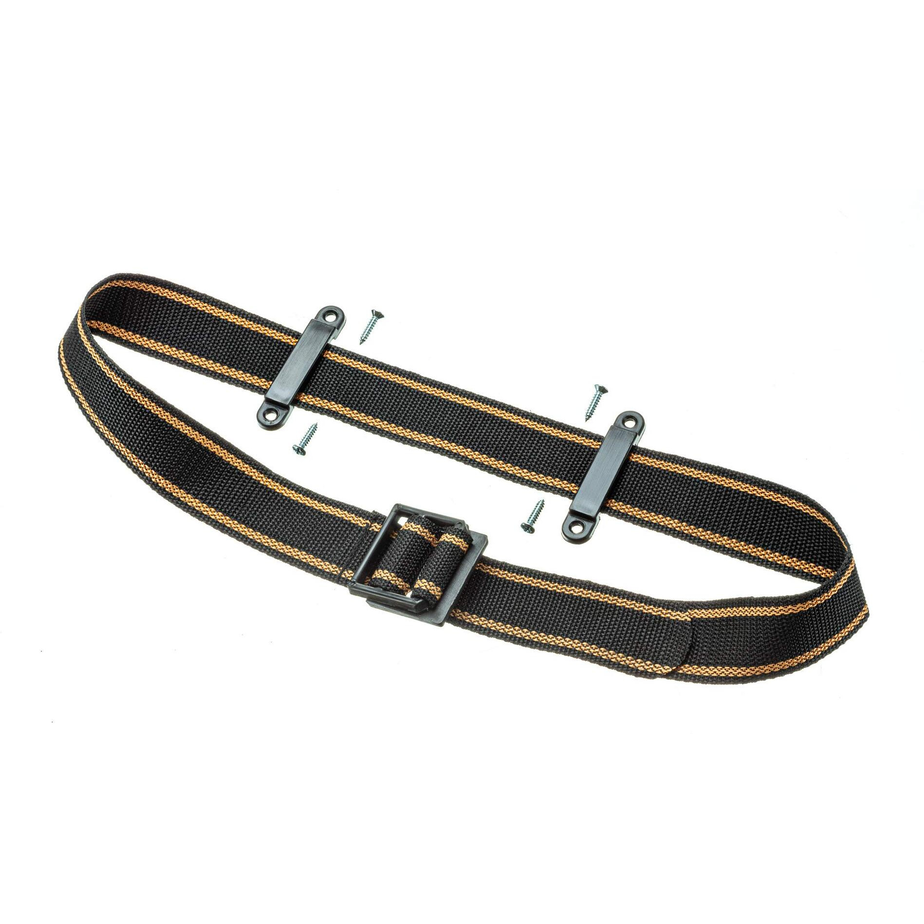 Attwood 9013-3 Battery Box Hold-Down Strap Kit - Medium  Strap With Firm-Grip Buckles  Footman Clamps  Screws Included