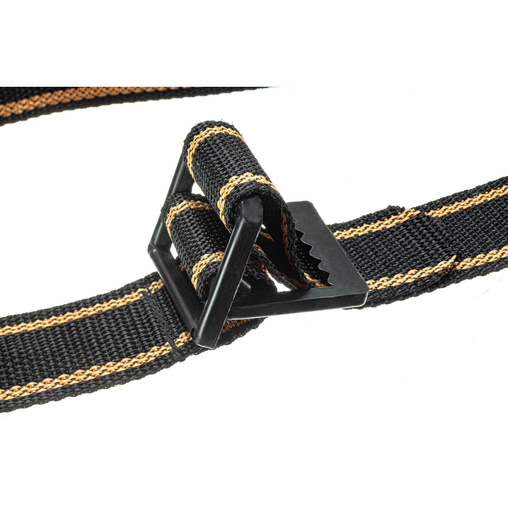 Attwood 9013-3 Battery Box Hold-Down Strap Kit - Medium  Strap With Firm-Grip Buckles  Footman Clamps  Screws Included