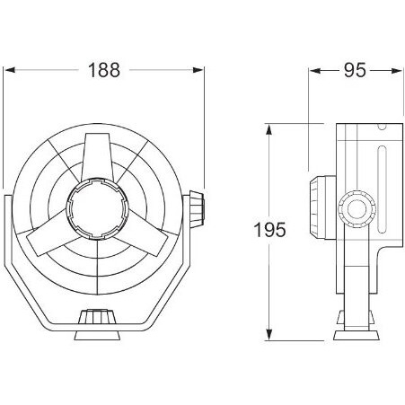 Hella 003361002 12V 2-Speed Turbo Fan  Multi