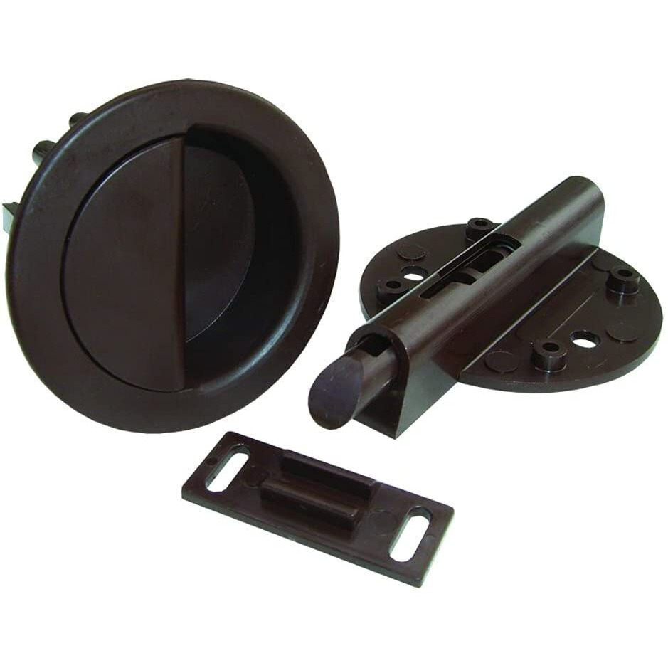 Jr Products 70315 Shur-Latch   Brown