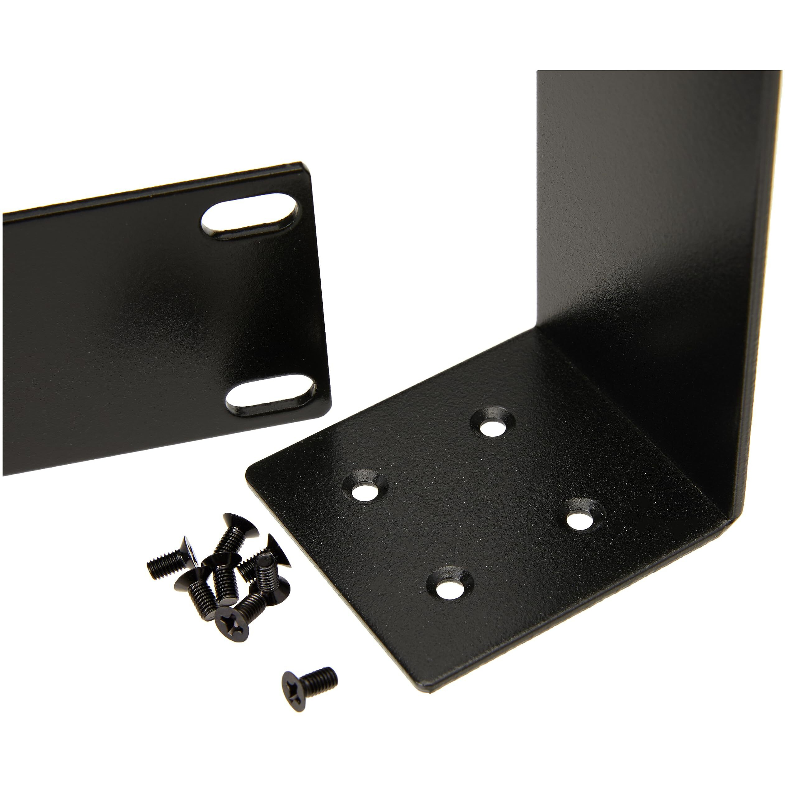 Trendnet Rack Mount Kit  Compatible With Teg-S16Dg And Teg-S24Dg Switches  Mount An 11 Inch Wide Switch To A 19 Inch Equipment Rack  Mounting Brackets And Mounting Screws Included  Black  Eth-11Mk