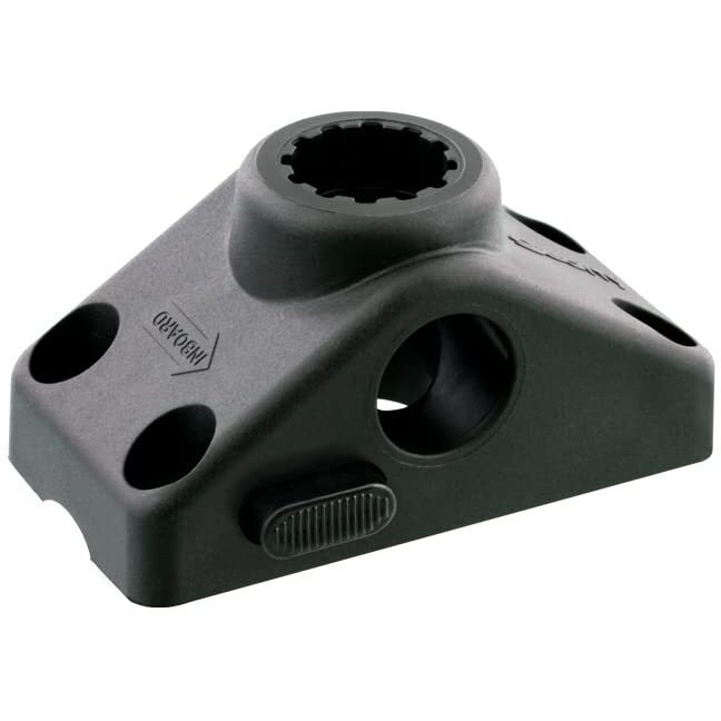 Scotty 241L-Bk Locking Side Deck Mounting Bracket  Black  Small