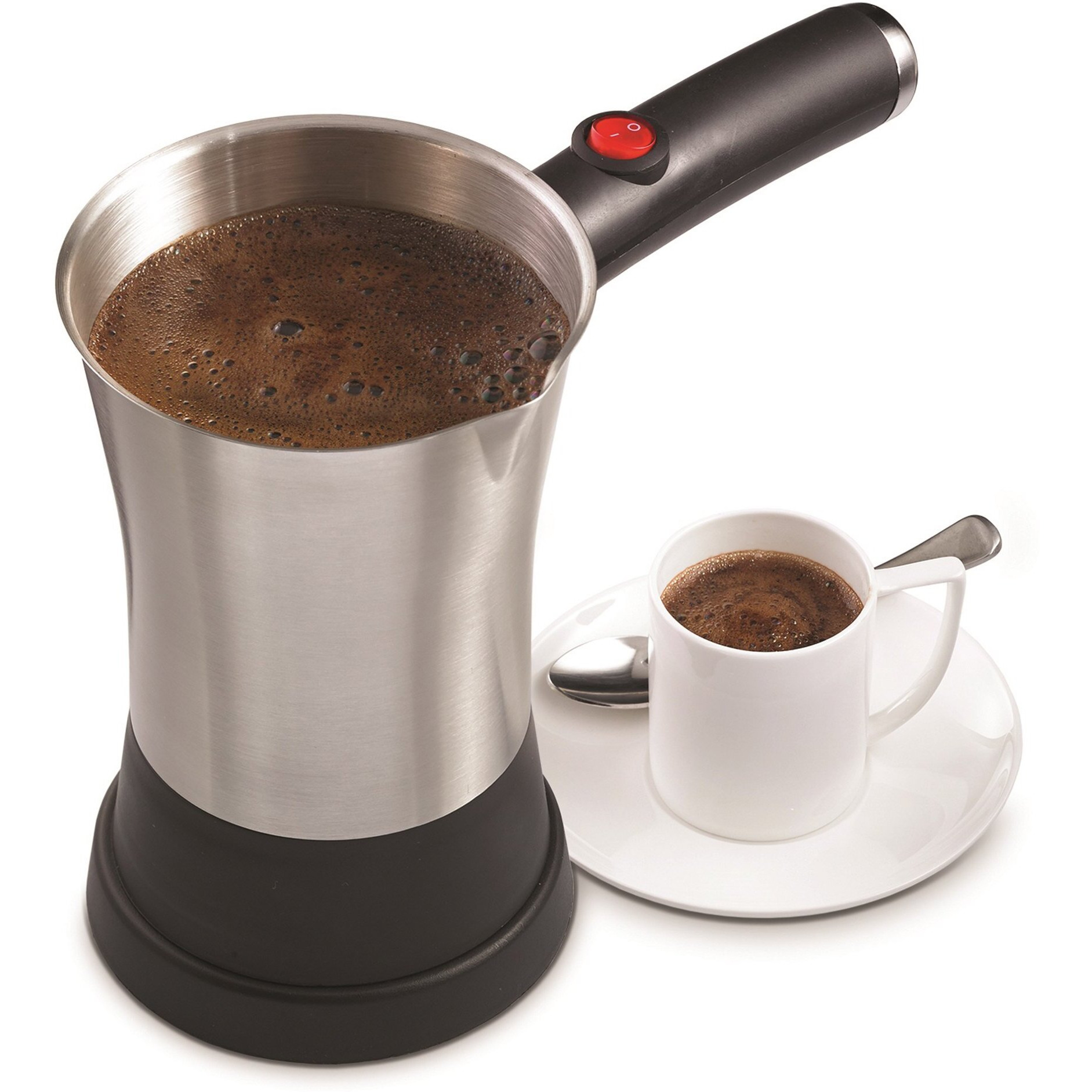 Brentwood Appliances Ts-117S Electric Turkish Coffee Maker  4-Cup  Stainless Steel/Black