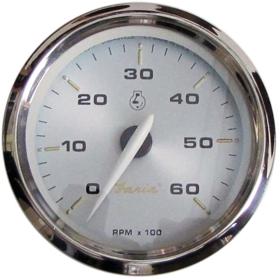Faria Beede Instruments 39004 Kronos Tachometer (6000 Rpm) Gas - 4""