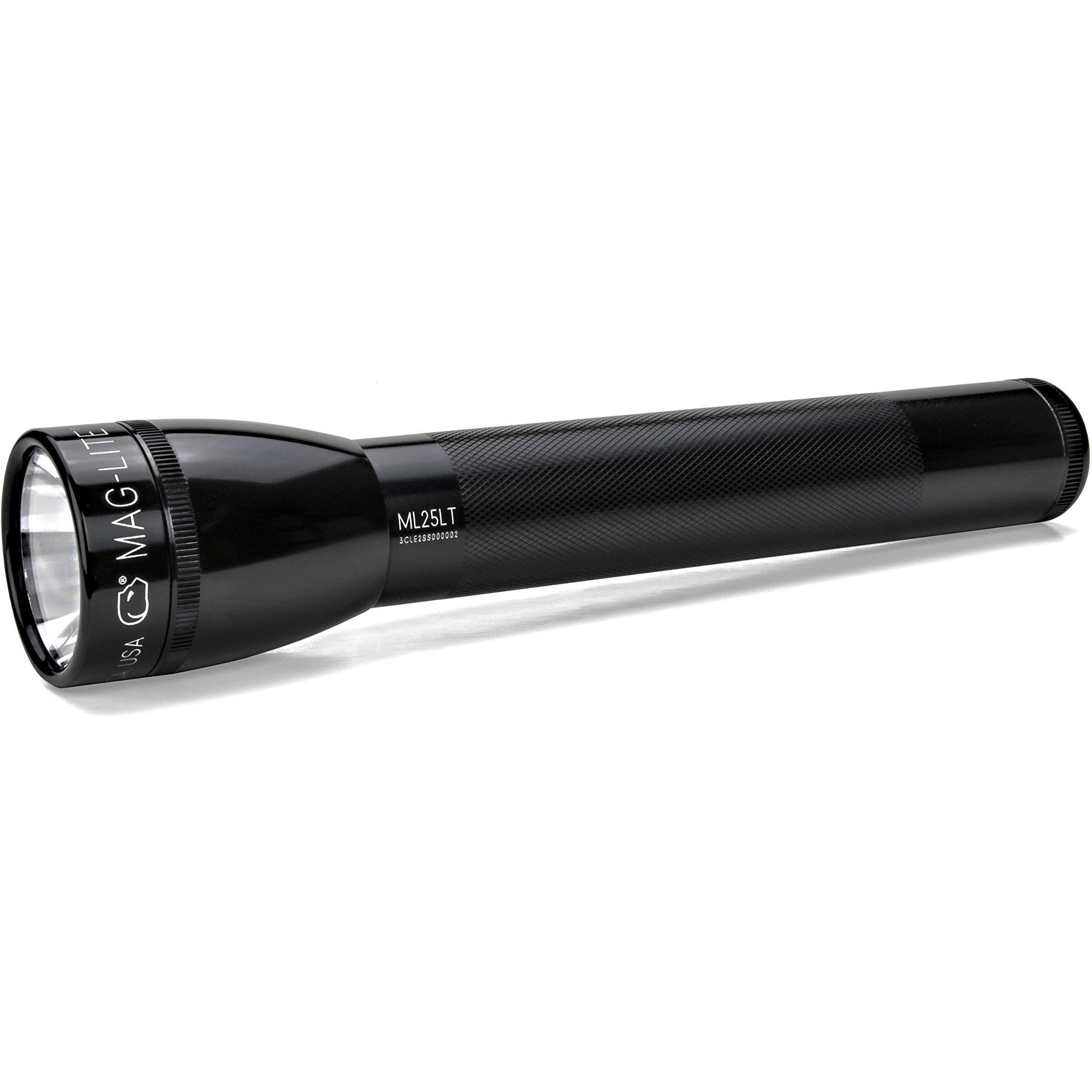 Maglite Ml25Lt Led 3-Cell C Flashlight  Black - Ml25Lt-S3016
