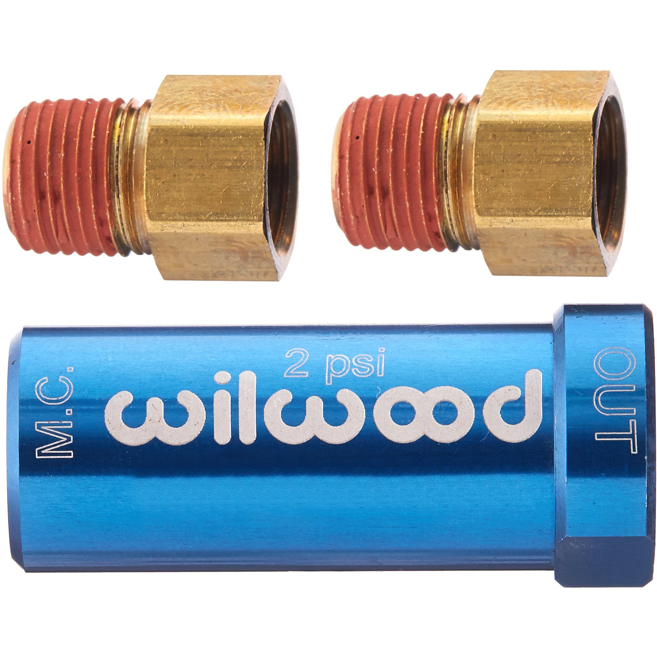 Wilwood Engineering 260-13783 Residual With Fittings (2Lb)  Blue