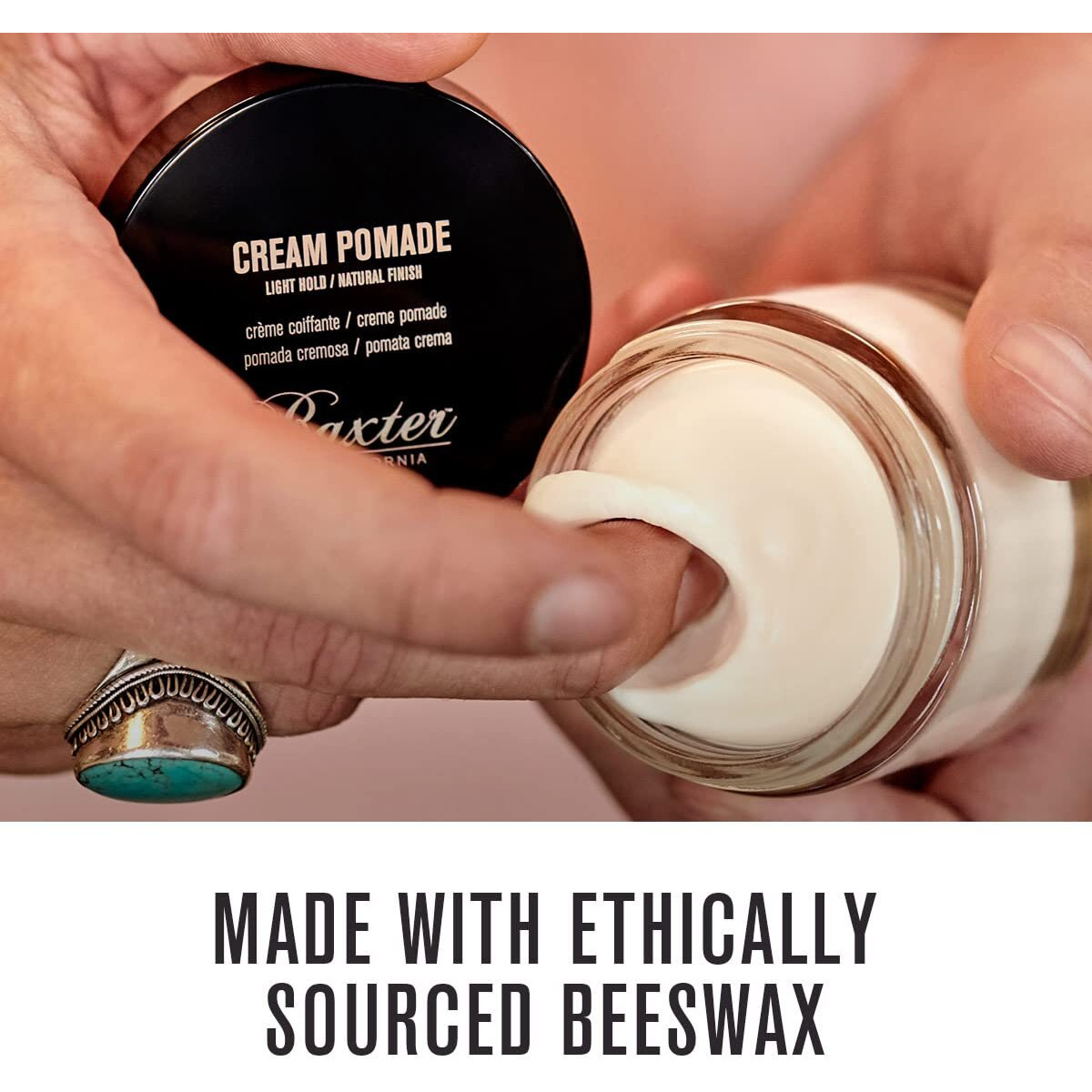 Baxter Of California Cream Pomade For Men And Women  Natural Finish  Light Hold  Barbershop Quality  Smooths Classic Looks  Perfect For Texturizing Straight Or Wavy Hair  2 Ounce