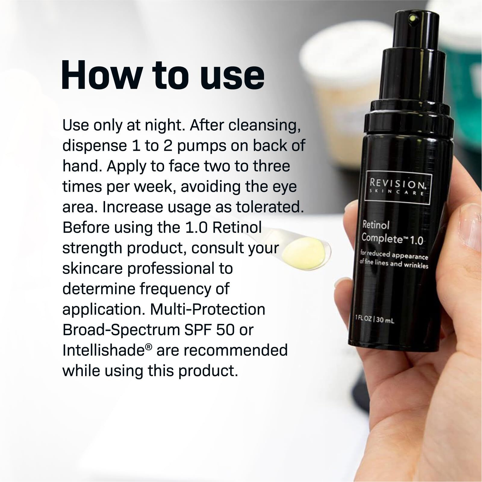 Revision Skincare Retinol Complete 1.0 Anti Aging Serum  Reduces Fine Lines And Wrinkles  Hydrating And Smoothing  1 Fl Oz