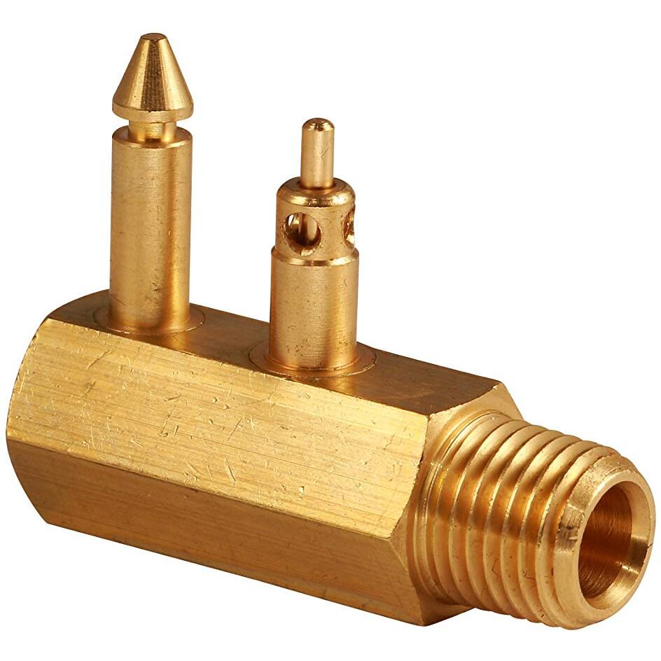 Attwood 8883-6 Brass Quick-Connect Tank Fitting 1/4-Inch Npt Male Thread For Johnson/Evinrude/Omc