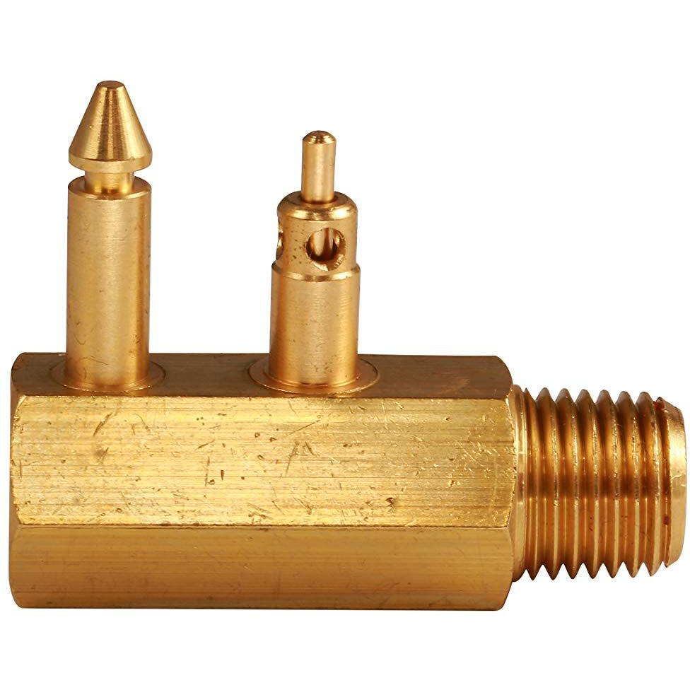 Attwood 8883-6 Brass Quick-Connect Tank Fitting 1/4-Inch Npt Male Thread For Johnson/Evinrude/Omc