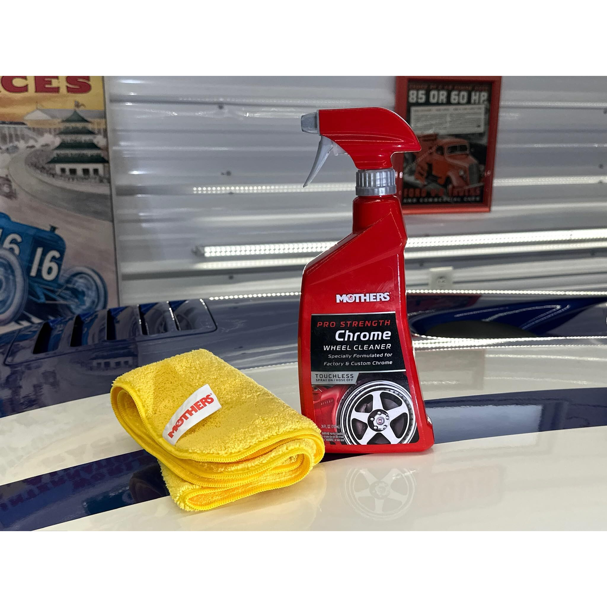 Mothers 05824 Pro-Strength Chrome Wheel Cleaner  24 Fl. Oz.