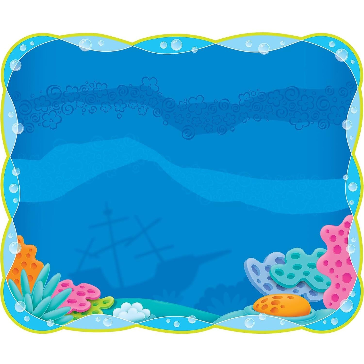 Trend Enterprises  Inc. Sea Buddies 0-120 Bulletin Board Set
