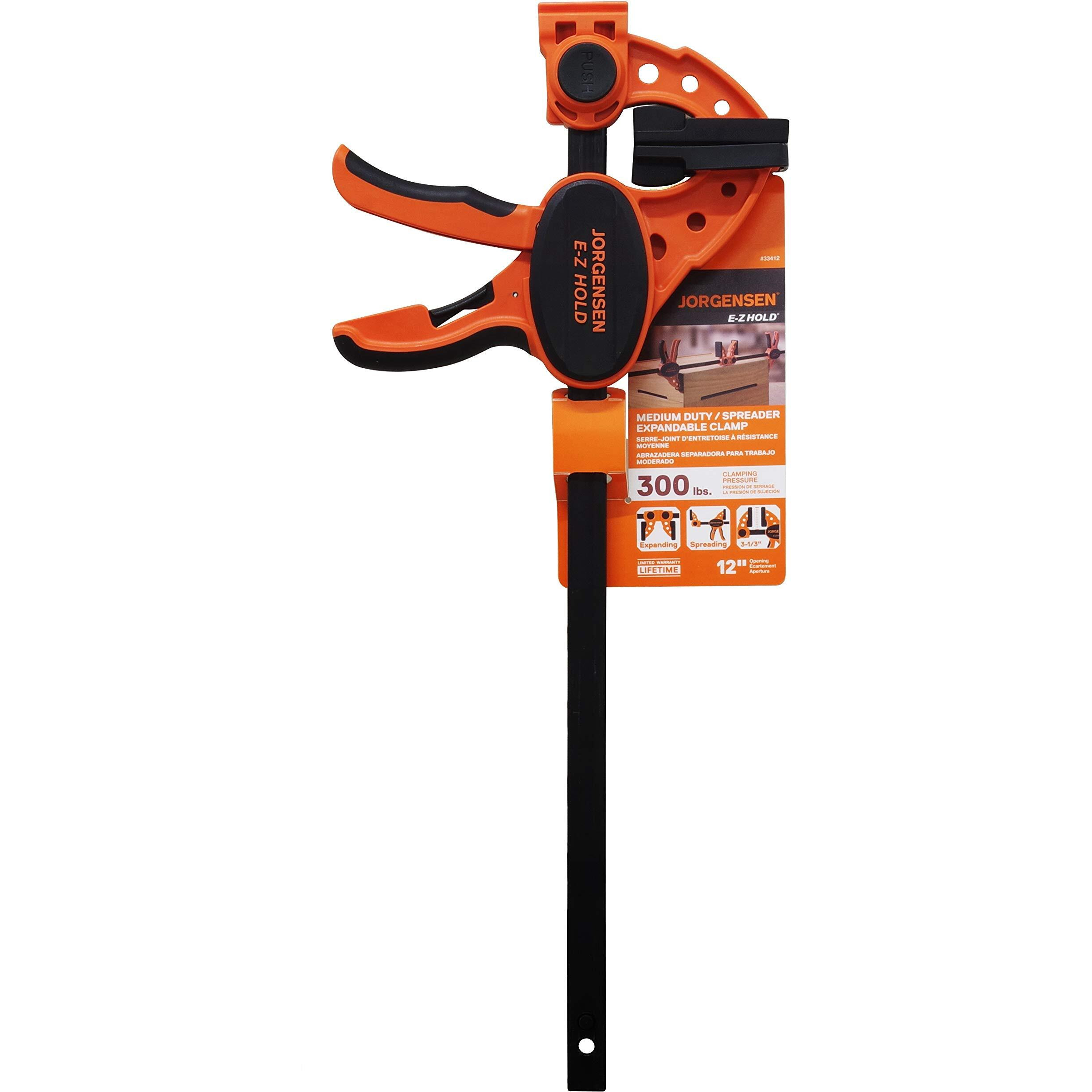 Pony Jorgensen 33412 Isd-3 12-Inch One-Handed Clamp  Orange