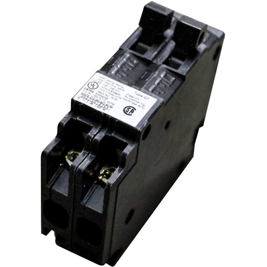 Siemens Q3020 30/20-Amp 1 Pole 120-Volt 10-Kaic Duplex Circuit Breaker