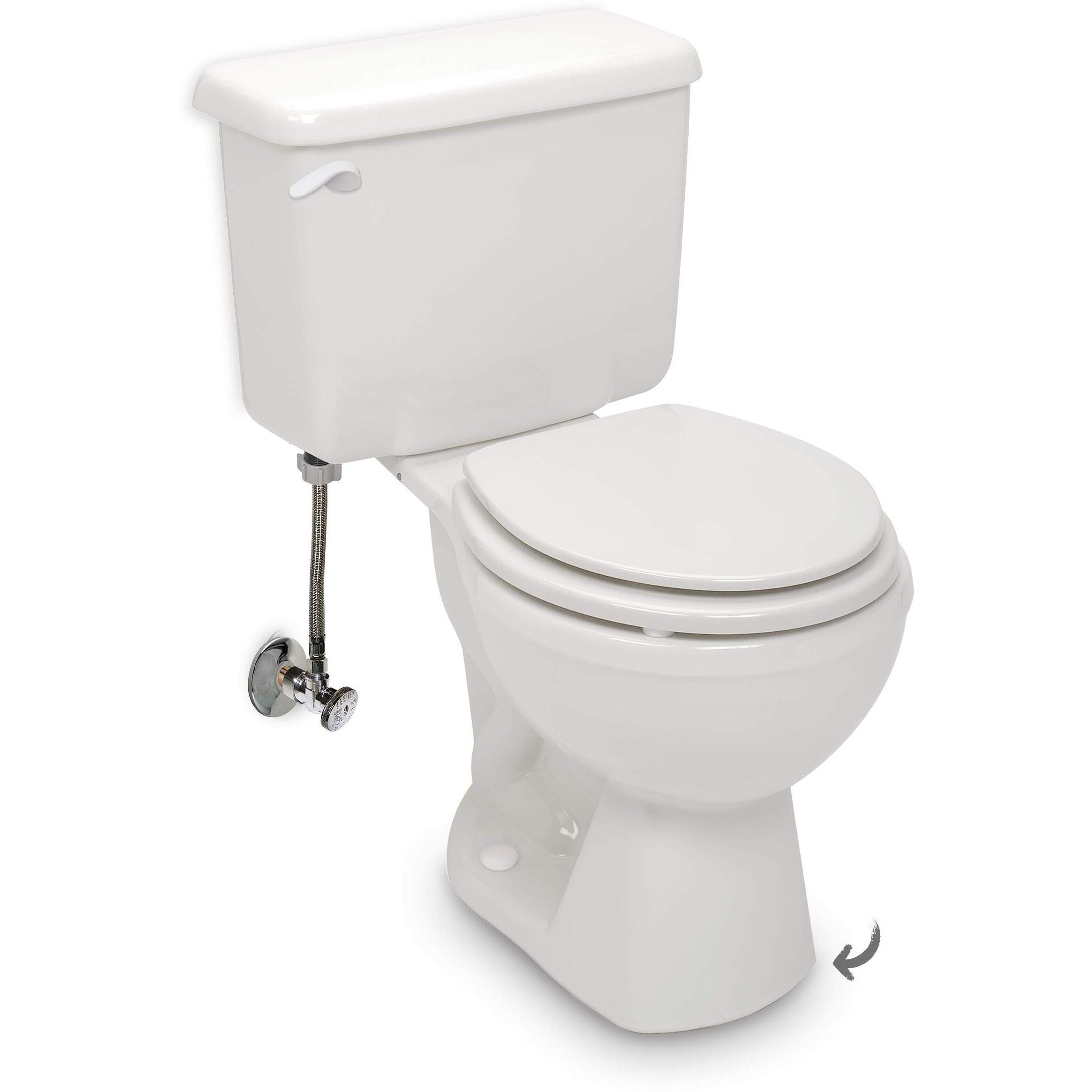 Plumb Pak Pp836-55 Keeney Toilet Leveling Shims  Multi-Purpose Design For Furniture  Cabinets  And Tables  8-Pack  White  8 Count