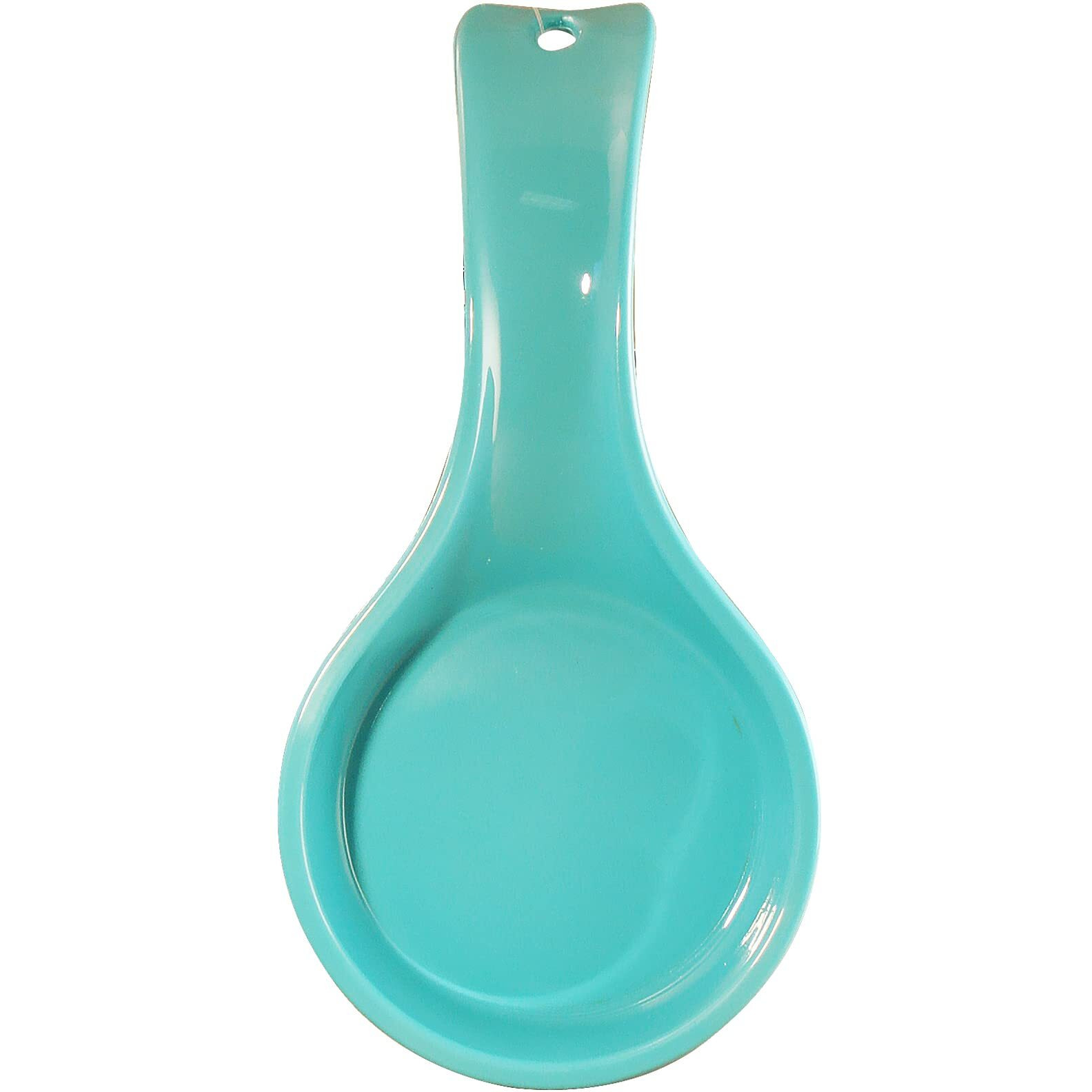 Reston Lloyd Rest Plastic Counter Stove Top Utensil Holder For Spoons  Ladle  Tong  8.5 X 4 Inch  Turquoise