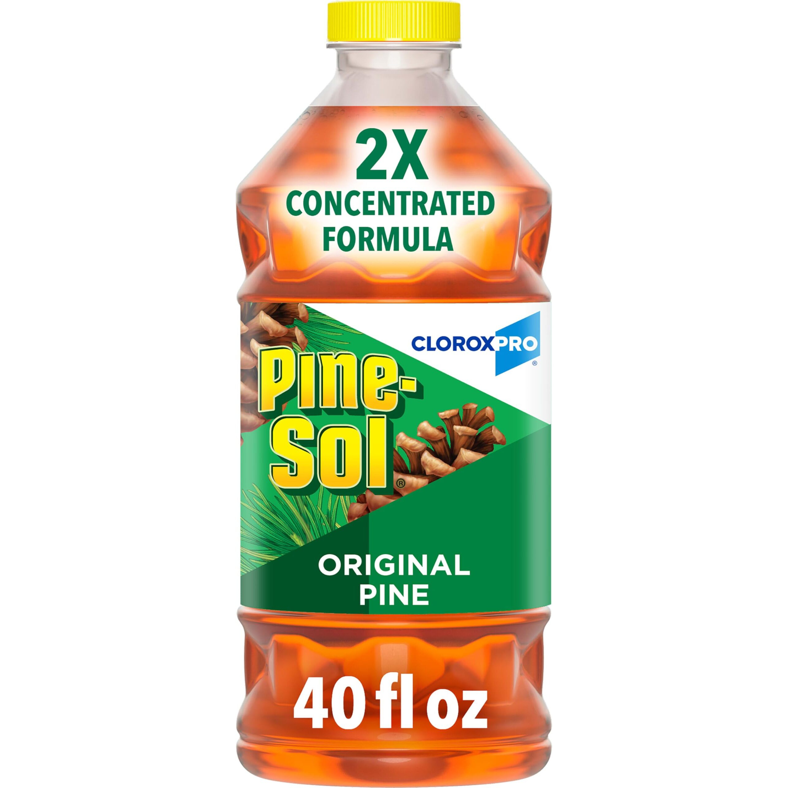 Pine Sol Multi-Surface Cleaner  Cloroxpro  2X Concentrated Formula  All-Purpose Cleaner  Original Pine  40 Fluid Ounces