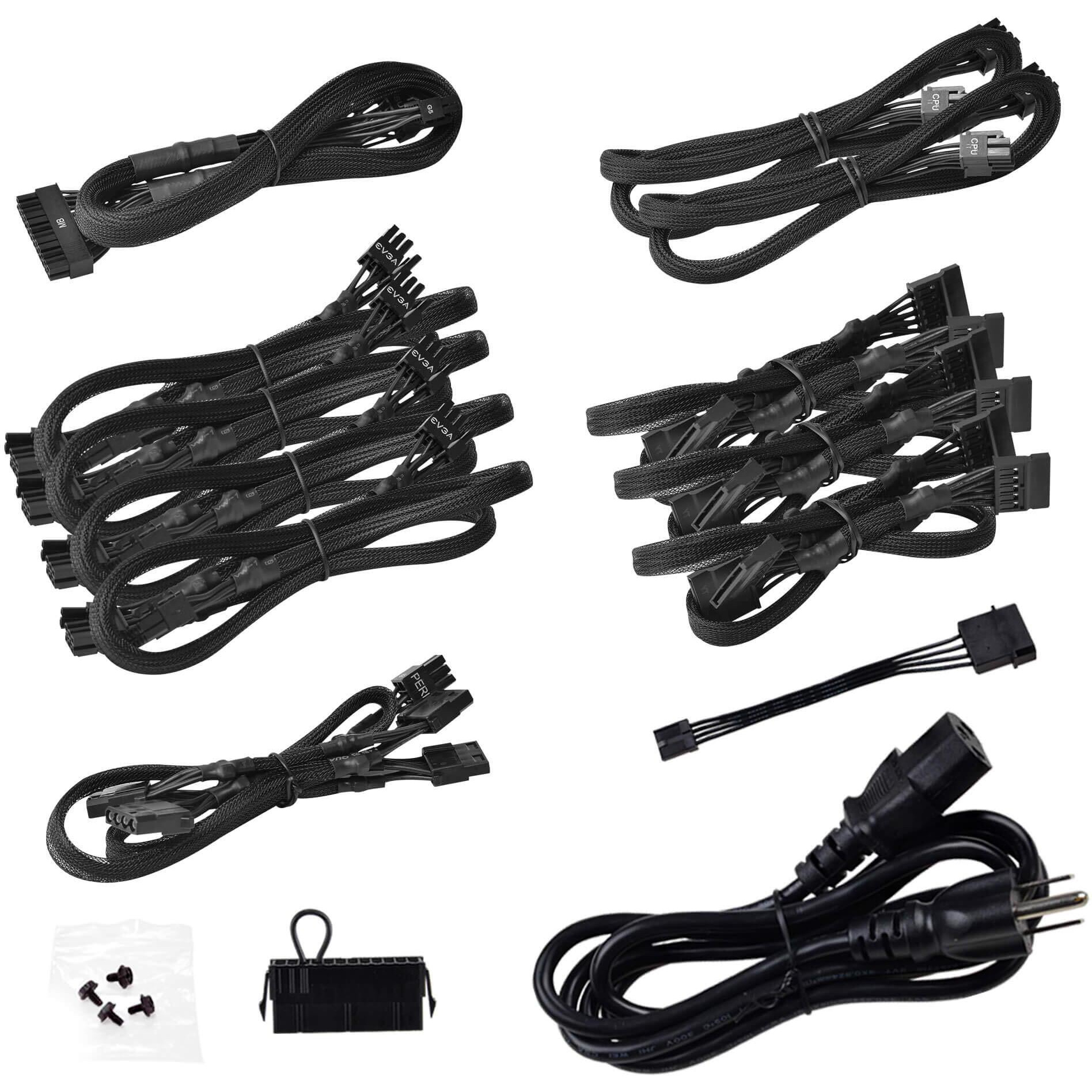 Evga 1000 G5  80 Plus Gold 1000W  Fully Modular  Eco Mode With Fdb Fan  100% Japanese Capacitors  10 Year Warranty  Compact 150Mm Size  Power Supply 220-G5-1000-X1