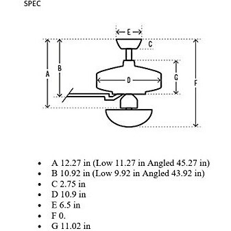 Hunter Fan Company Fan Builder Elite Indoor Ceiling Fan With Pull Chain Control  Metal  New Bronze Finish  52 Inch