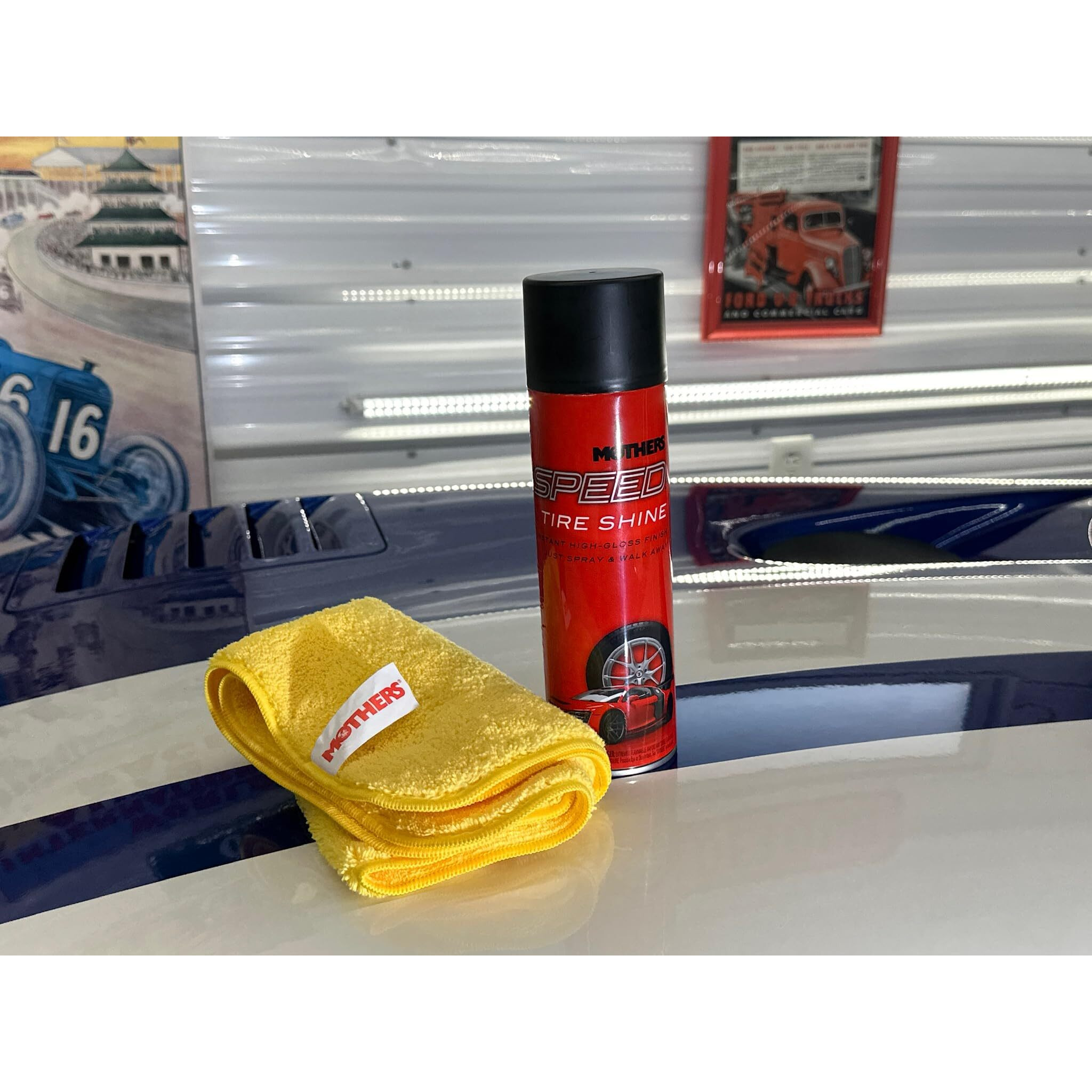 Mothers 16915 Speed Tire Shine  15 Oz.