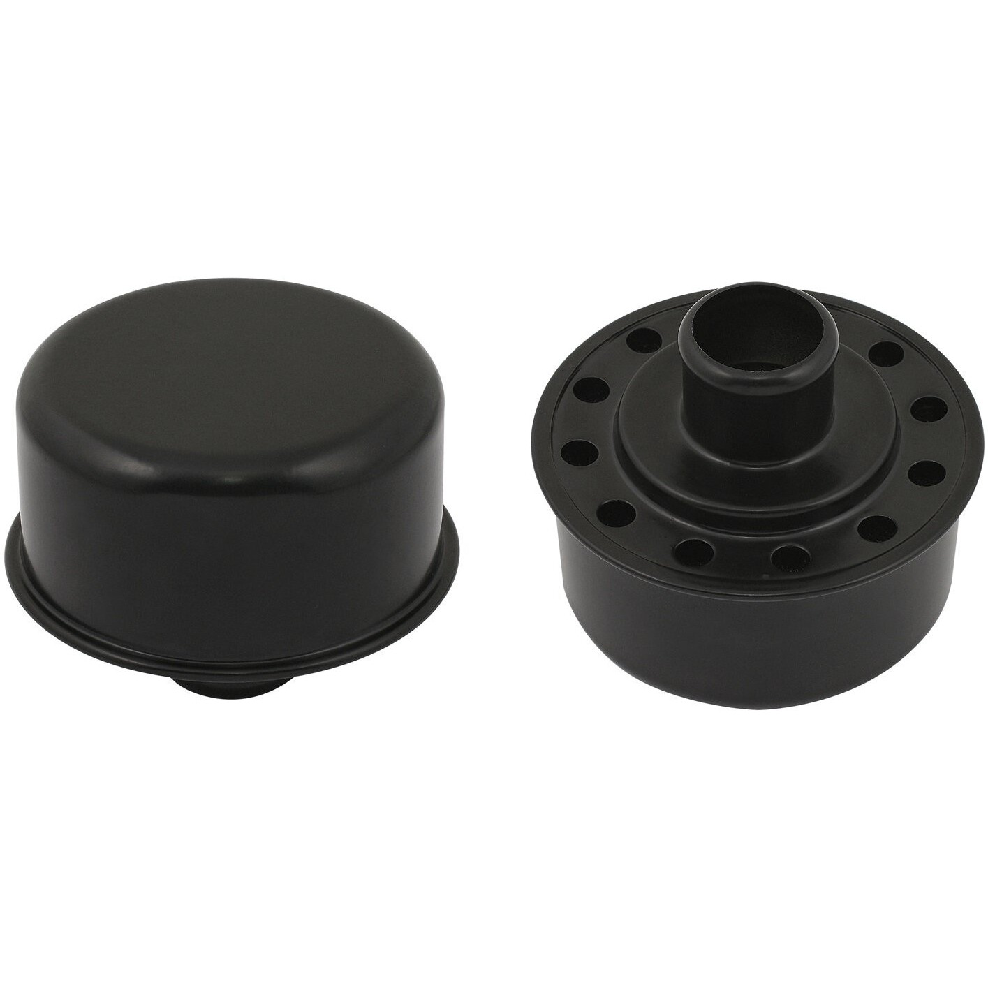 Mr. Gasket 9810Bp Breather Push On Flat Blk