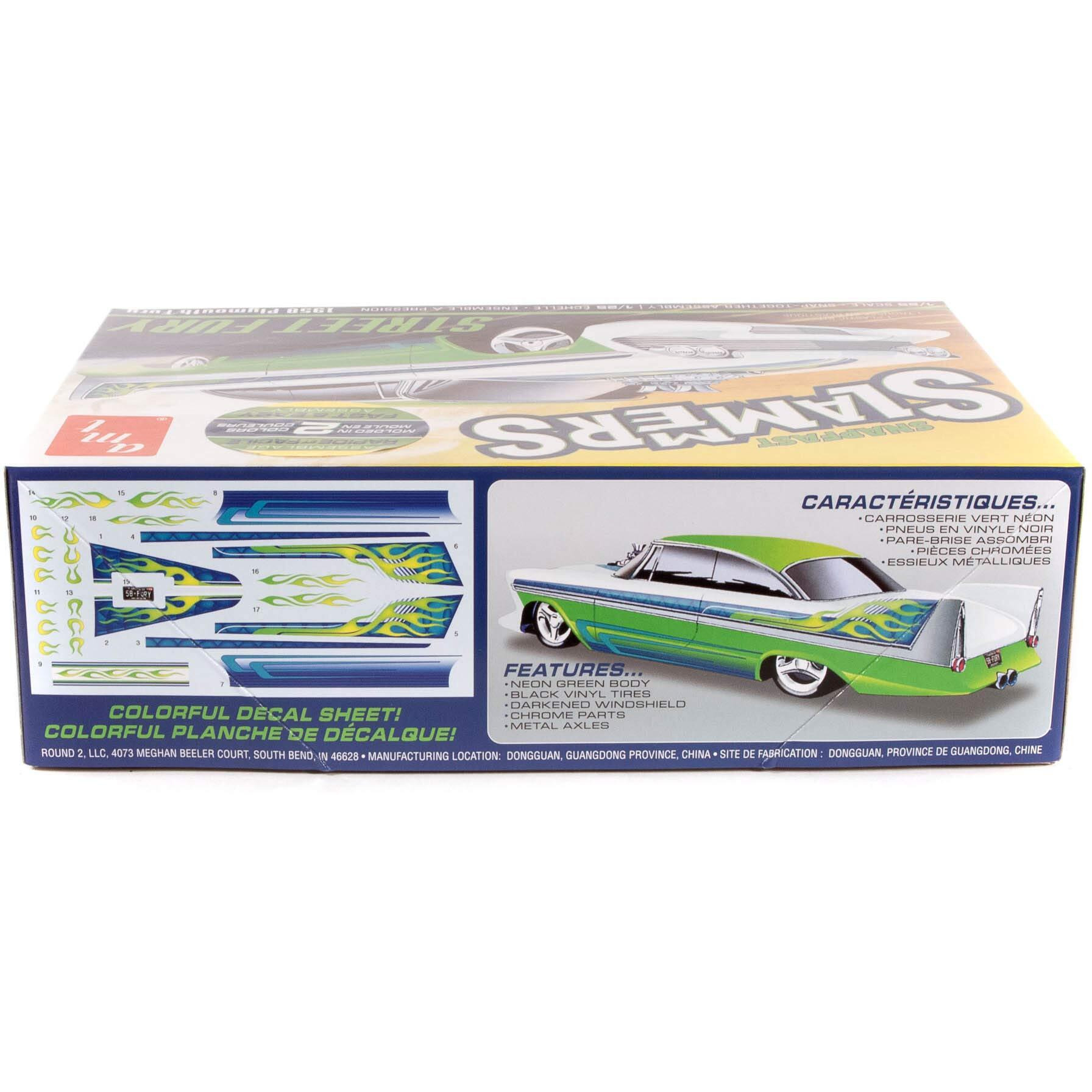 Amt Street Fury 1958 Plymouth - Slammers Snap 125 Scale Model Kit