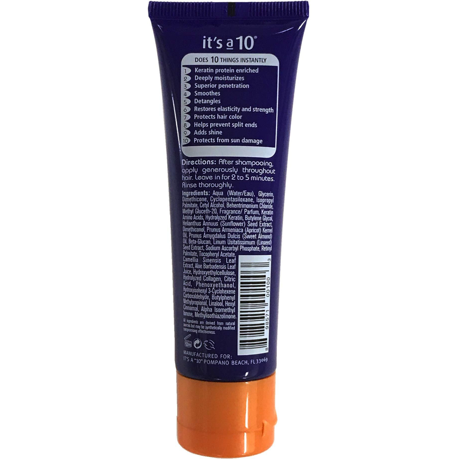 It's A 10 Miracle Deep Conditioner Plus Keratin 2 Oz