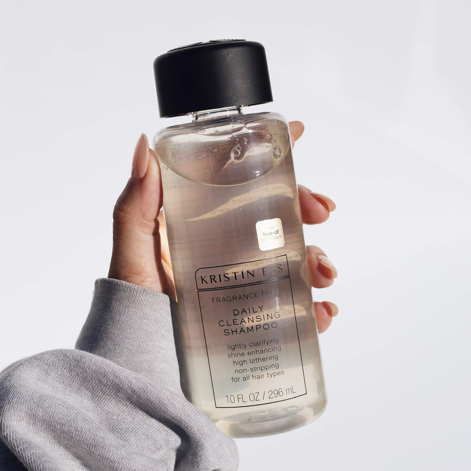 Kristin Ess Hair Fragrance Free Daily Cleansing Shampoo  Lightly Clarifying  Shine Enhancing  Vegan  Paraben  Sulfate  Phthalate And Silicone Free  Gluten Free  10 Fl. Oz. - Pack Of 1