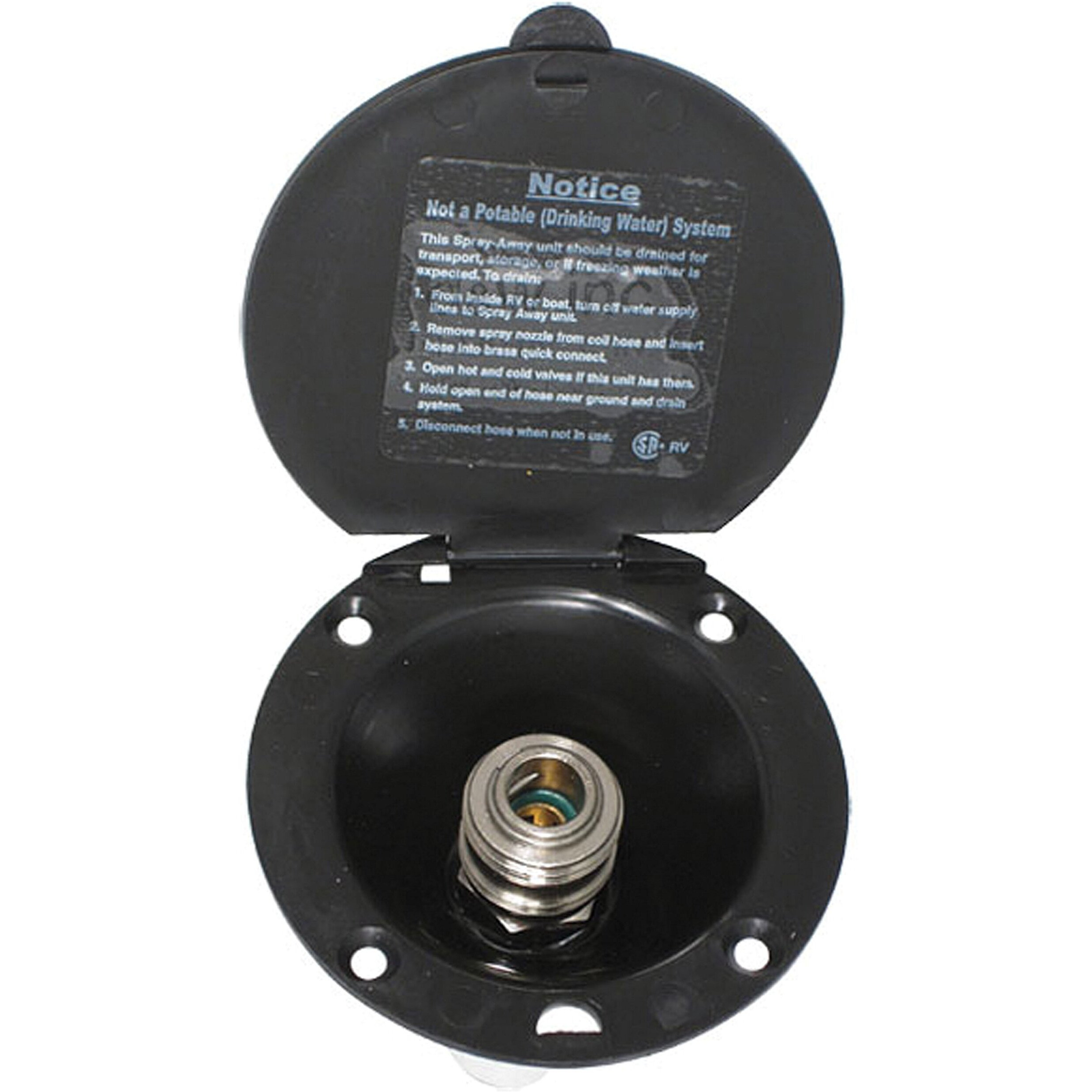 Phoenix Valterra Faucets Pf147006 Quick Connect Valve - Black