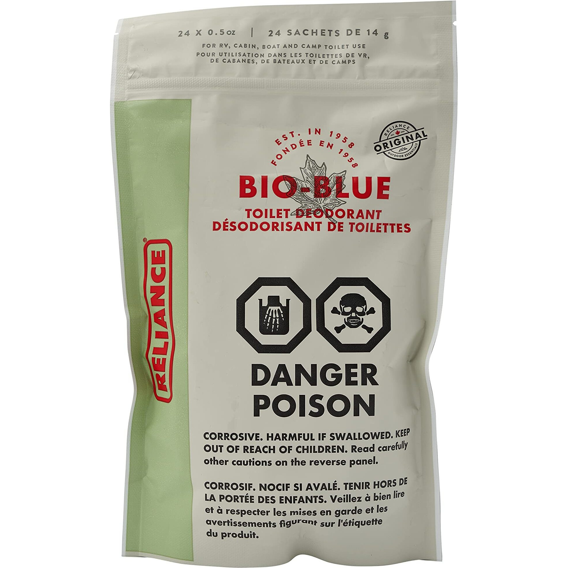 Reliance Bio Blue Pouches 24Pk