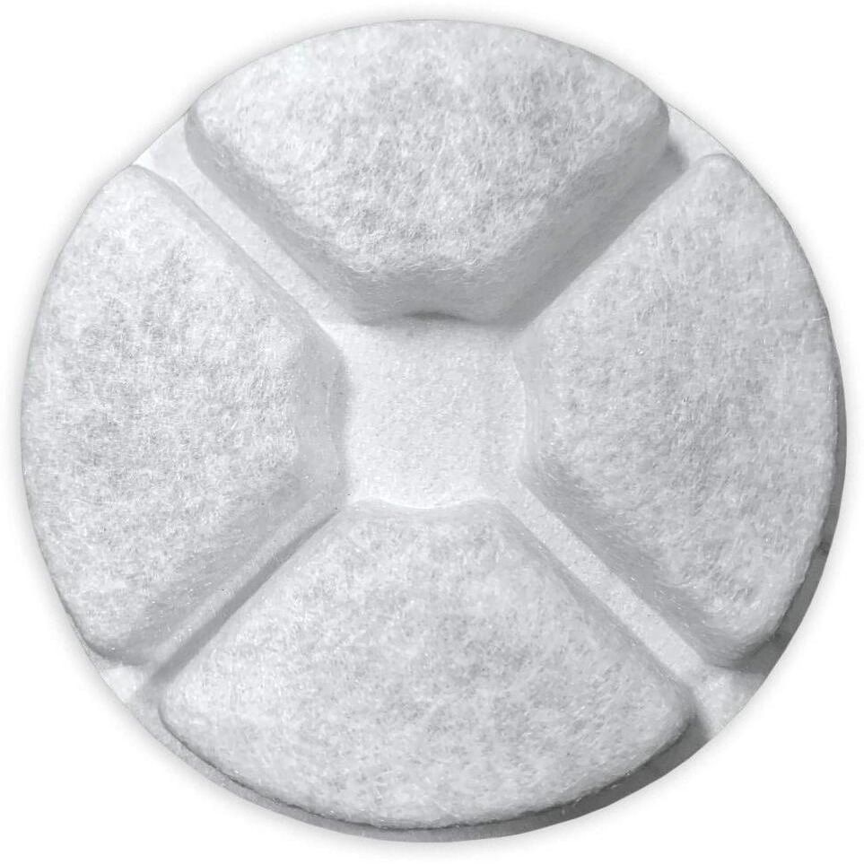 Pioneer Pet Replacement Round Filter For Vortex And Elevated Vortex Fountain - Charcoal Filter (3039)  White  3 Pack