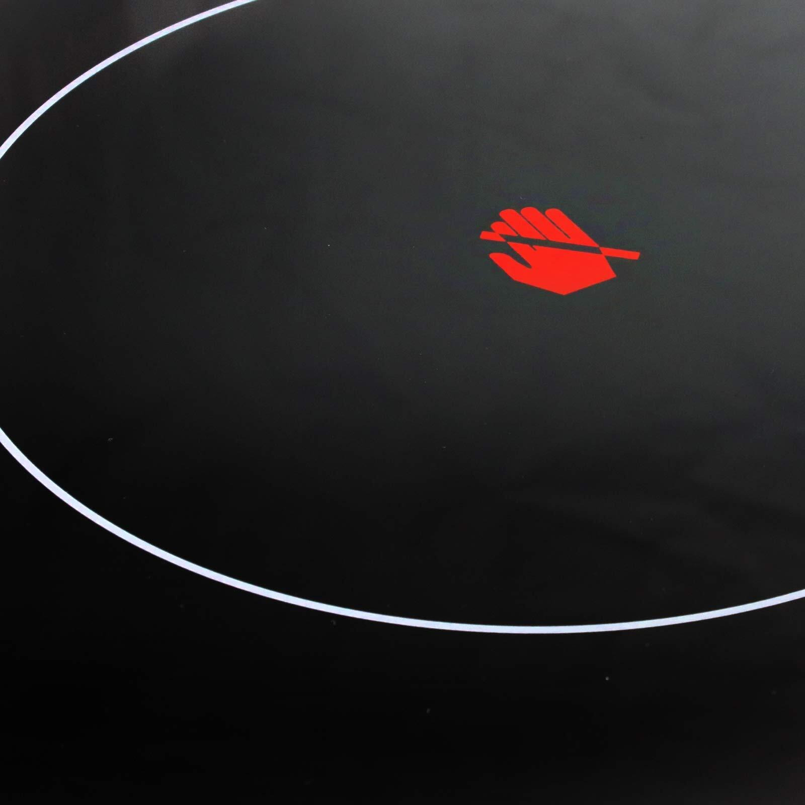 Megachef Ceramic Infrared Double Cooktop  25 Inch  Black