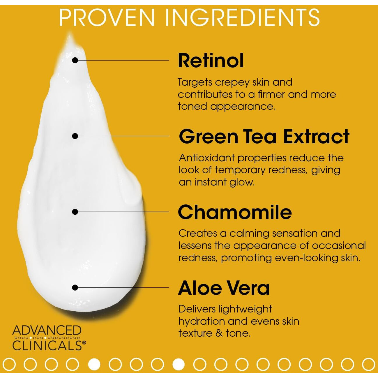 Advanced Clinicals Retinol Body Lotion + Collagen Cream 2Pc Body Skin Care Set | Skin Firming Moisturizer Face Lotion & Skin Tightening Body Cream | Crepey Skin Care Treatment | Fragrance-Free  16Oz