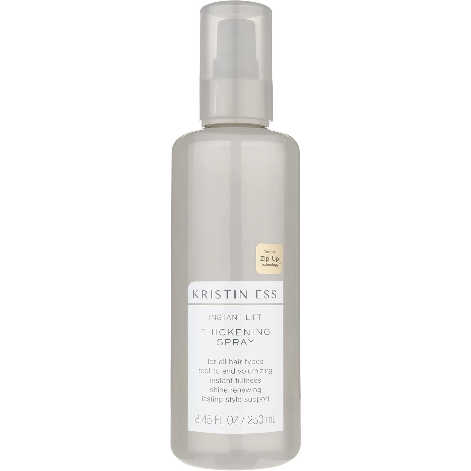 Kristin Ess Hair Instant Lift Thickening Spray For Volume + Fullness On Fine Hair  Shine Renewing  Style Support  Sulfate And Paraben Free  8.45 Fl. Oz.
