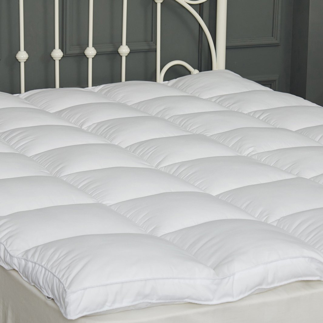 Sufuee Mattress Topper Queen Size 2 Inch Thick Down Alternative Quilted Mattress Cover Soft And Warm Mattress Pad For All Seasons