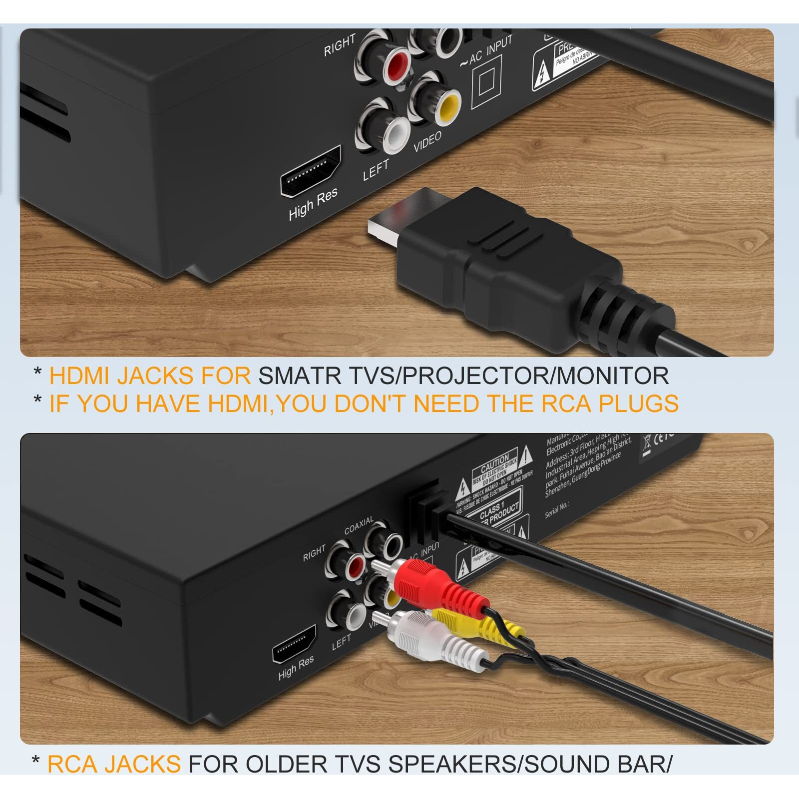 Dvd Player  Hdmi Region Free Dvd Players For Smart Tv  1080P Upscaling  Usb Input  Hdmi/Rca Output Cable Included  Breakpoint Memory  Built-In Pal/Ntsc  Cd Players For Home