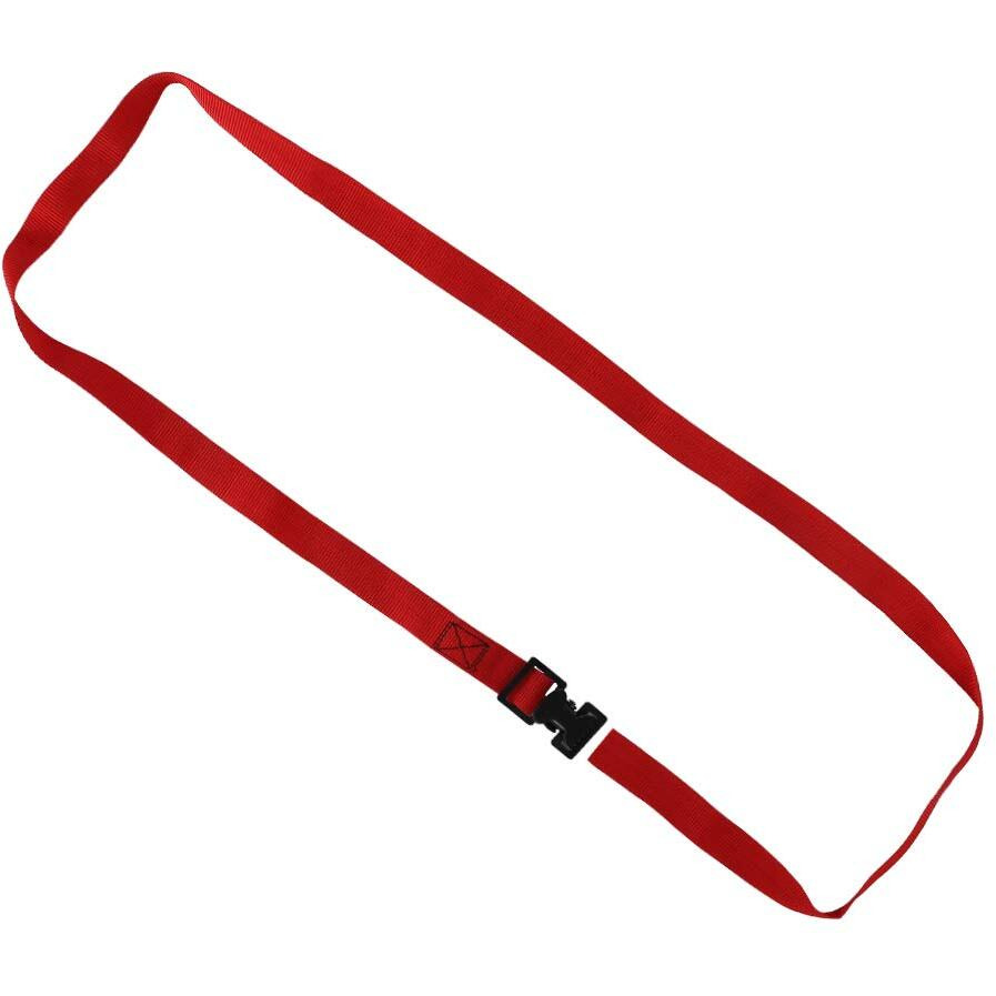Xstrap Standard 4Pk 1"" X 5-1/2Ft Just Clip All-Purpose Lashing Strap  Alligator Thumb Buckle Cargo Secure Utility Webbing  Red