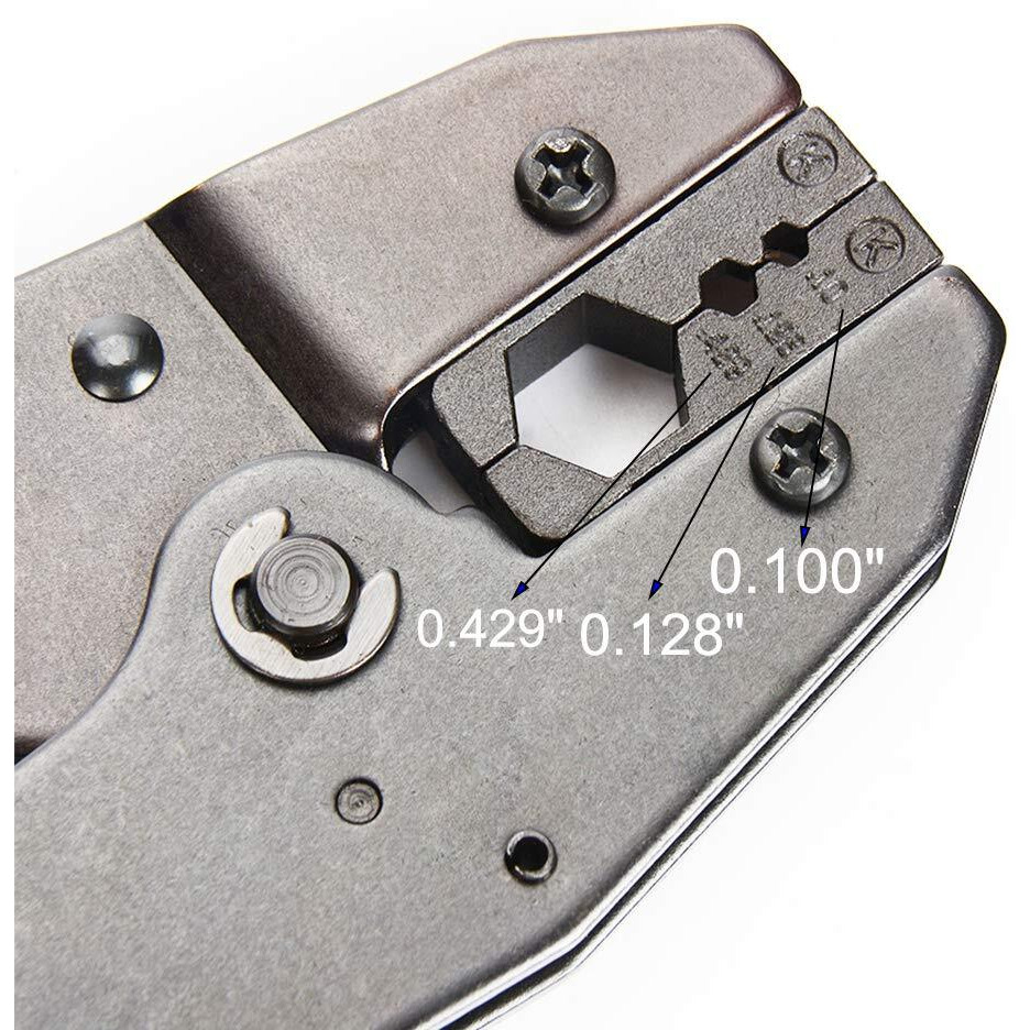 Crimper Tools For Rf Connector Lmr400 Rg8 Rg9 Belden 9913 Rg213 Rg214 Rg174 Rg316 Rf Coaxial Cable Crimp Tool Hex Die With 0.429"" (10.90Mm) For All 400 Type Cables