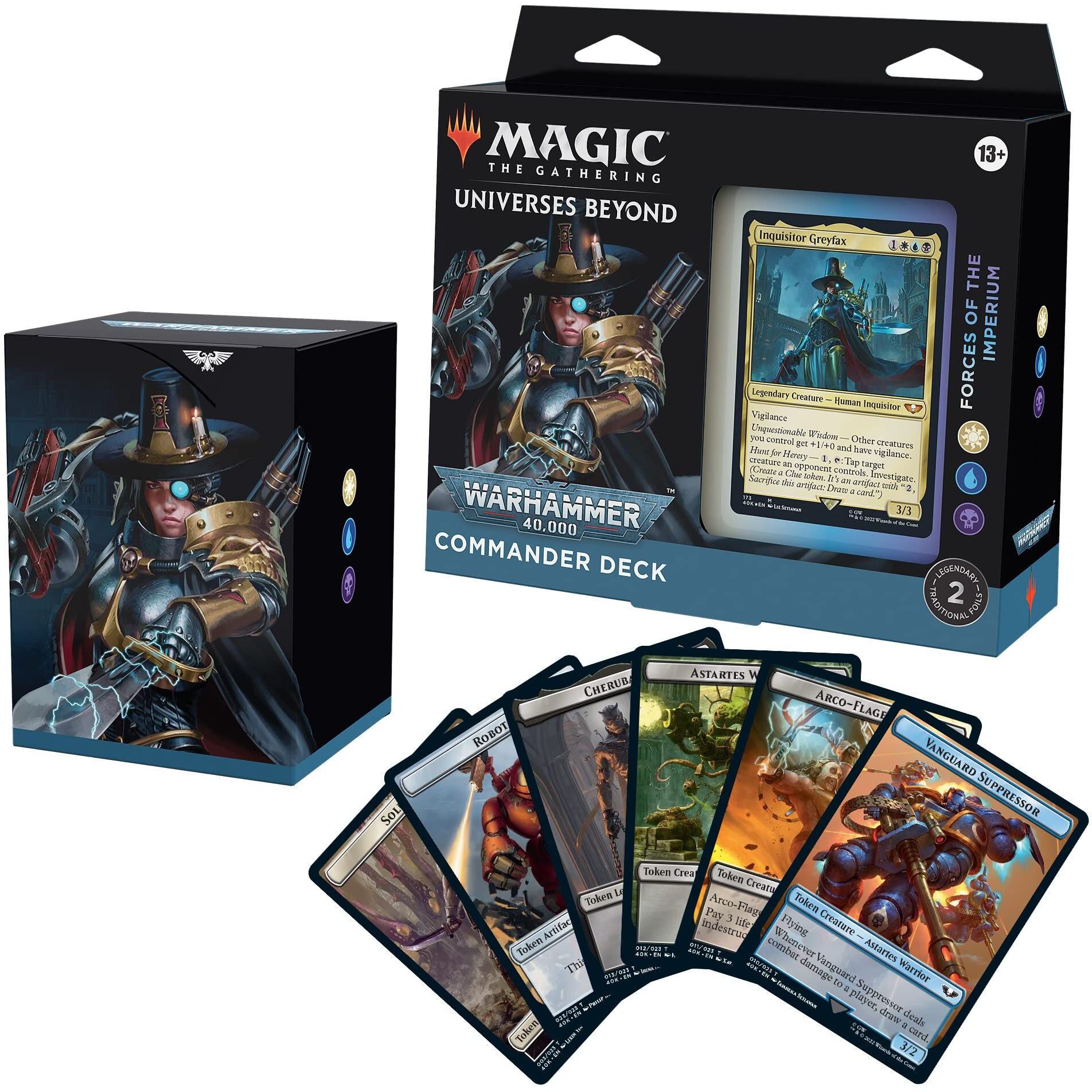 Magic The Gathering Universes Beyond Warhammer 40 000 Commander Deck - Forces Of The Imperium