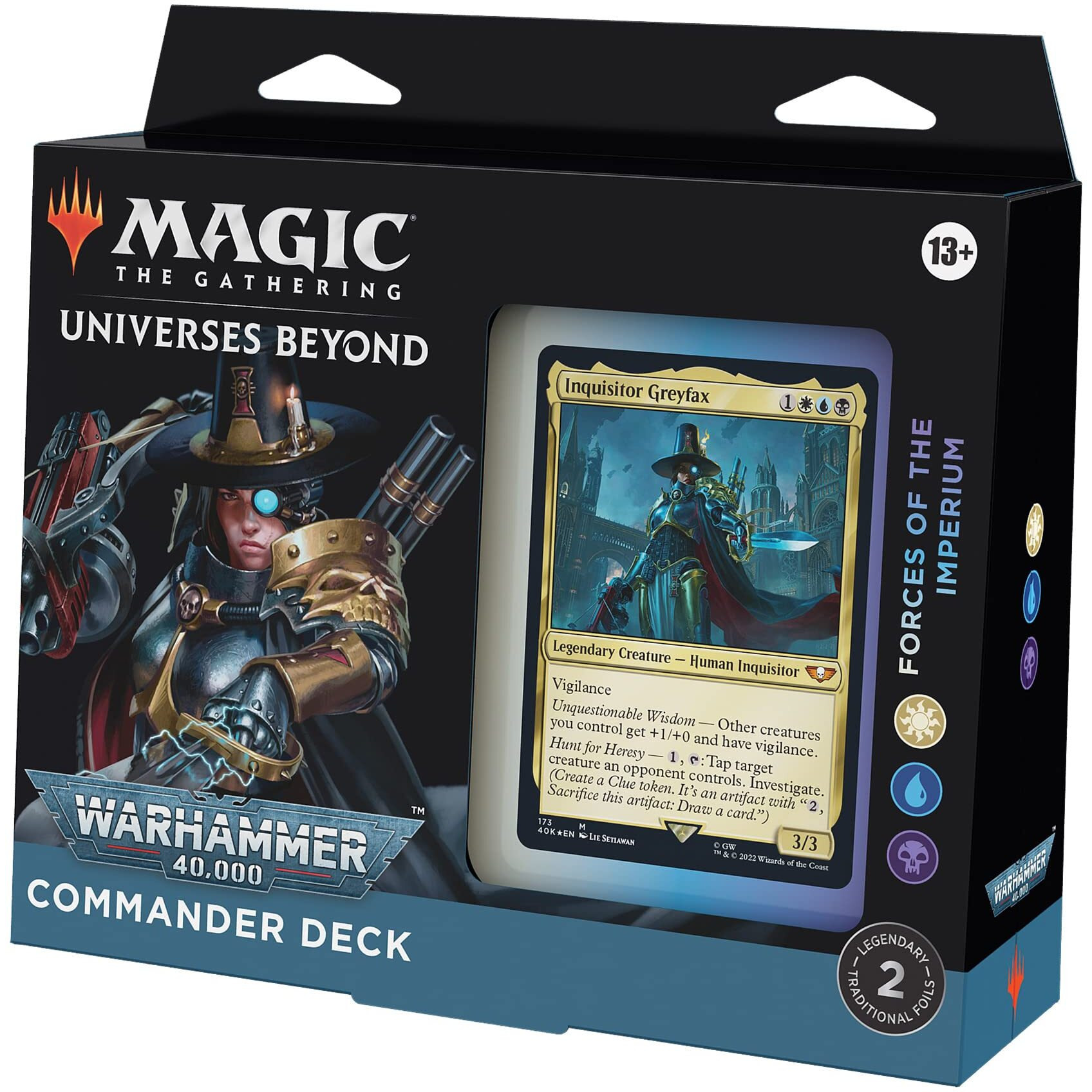Magic The Gathering Universes Beyond Warhammer 40 000 Commander Deck - Forces Of The Imperium