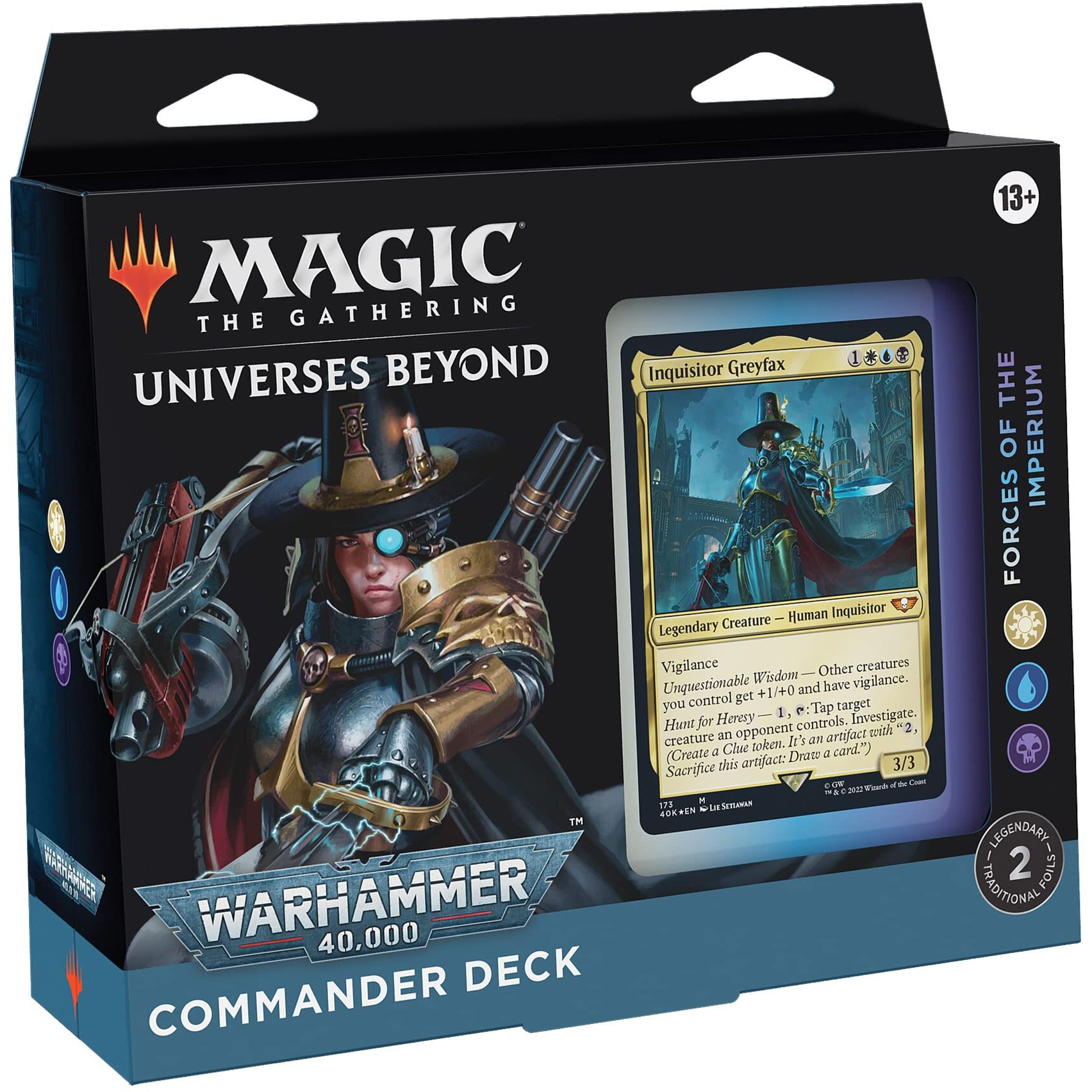 Magic The Gathering Universes Beyond Warhammer 40 000 Commander Deck - Forces Of The Imperium