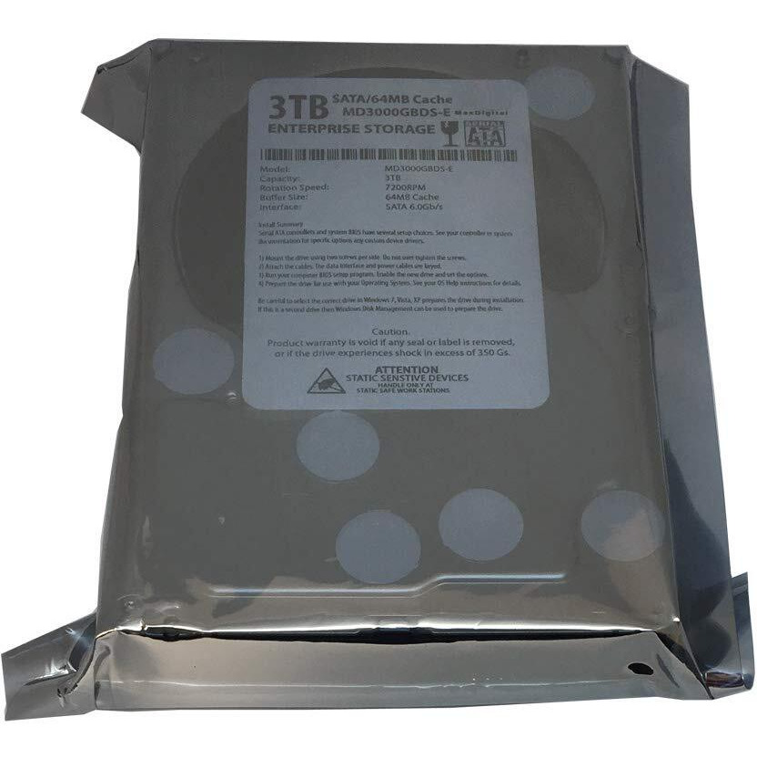 Maxdigital 3Tb 7200Rpm 64Mb Cache Sata 6.0Gb/S (Enterprise Storage) 3.5Inch Internal Hard Drive (Renewed)