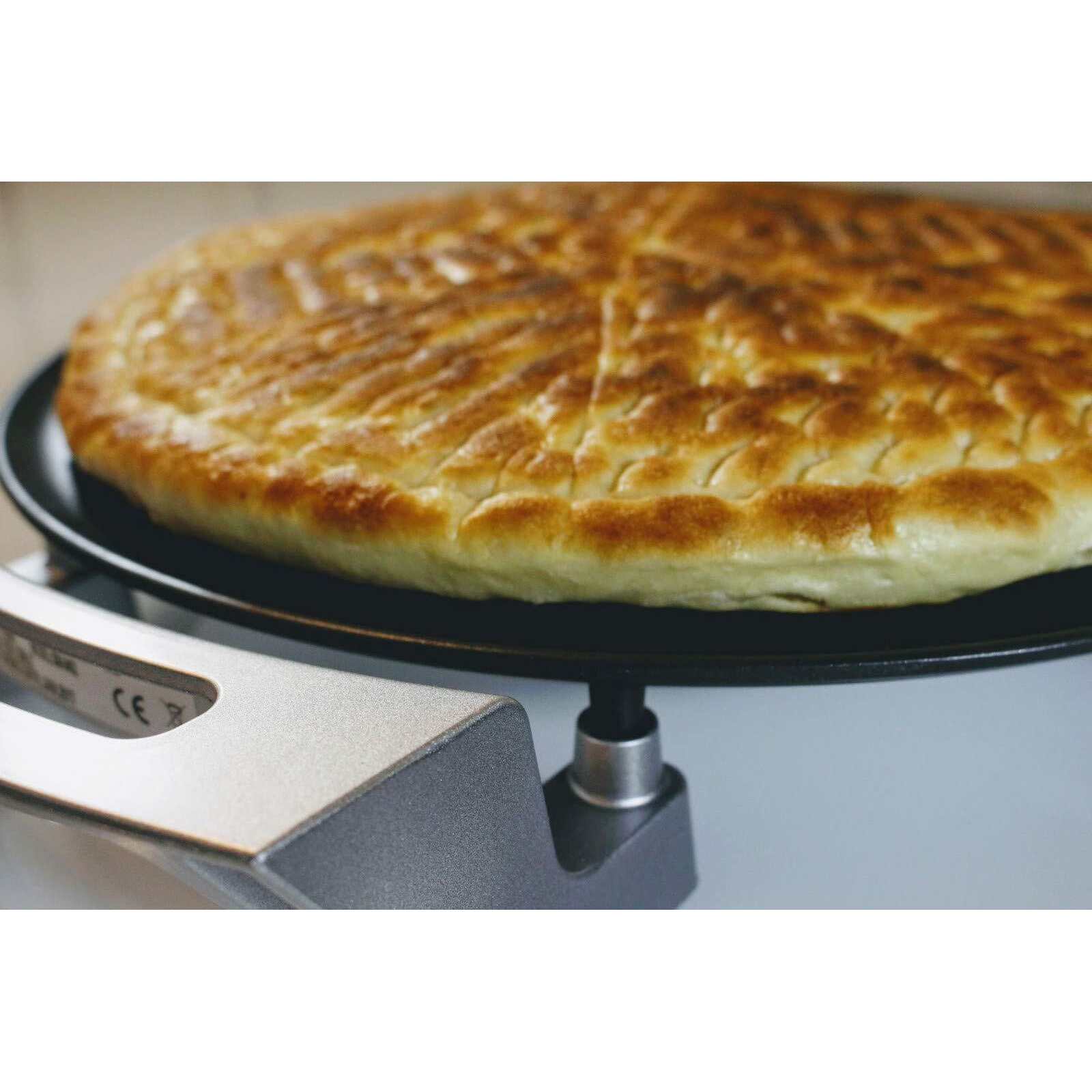 Addis Griddle (Mitad/Mogogo) -16 Inch Digital Electric Griddle For Injera  Lefse  Pancake - Even Heat Distribution