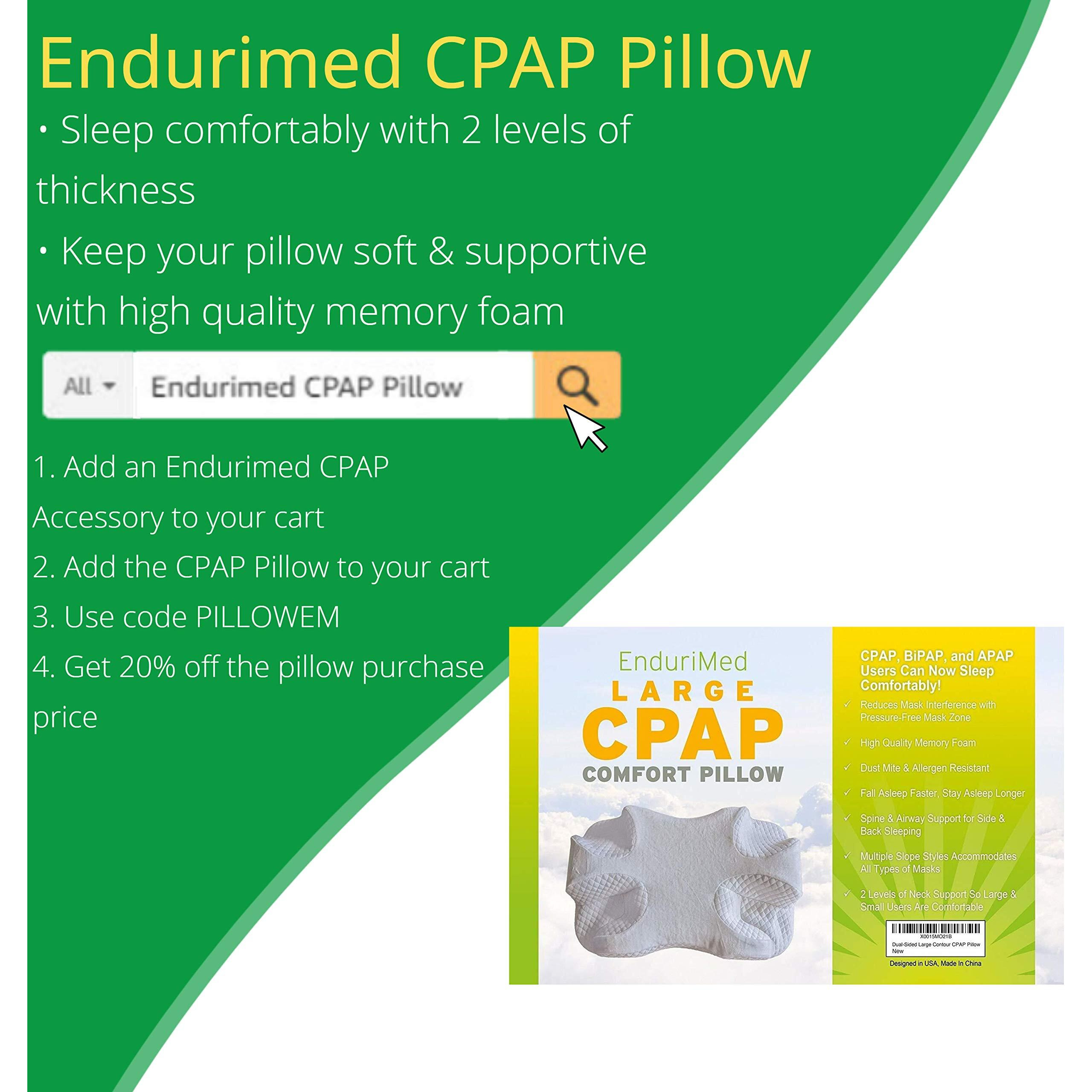 Endurimed Pillow Case For Use Cpap Comfort Pillow - Standard White