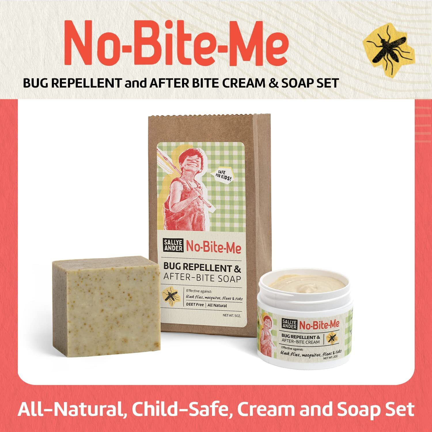 Sallyeander No Bite Me Cream & Soap Set