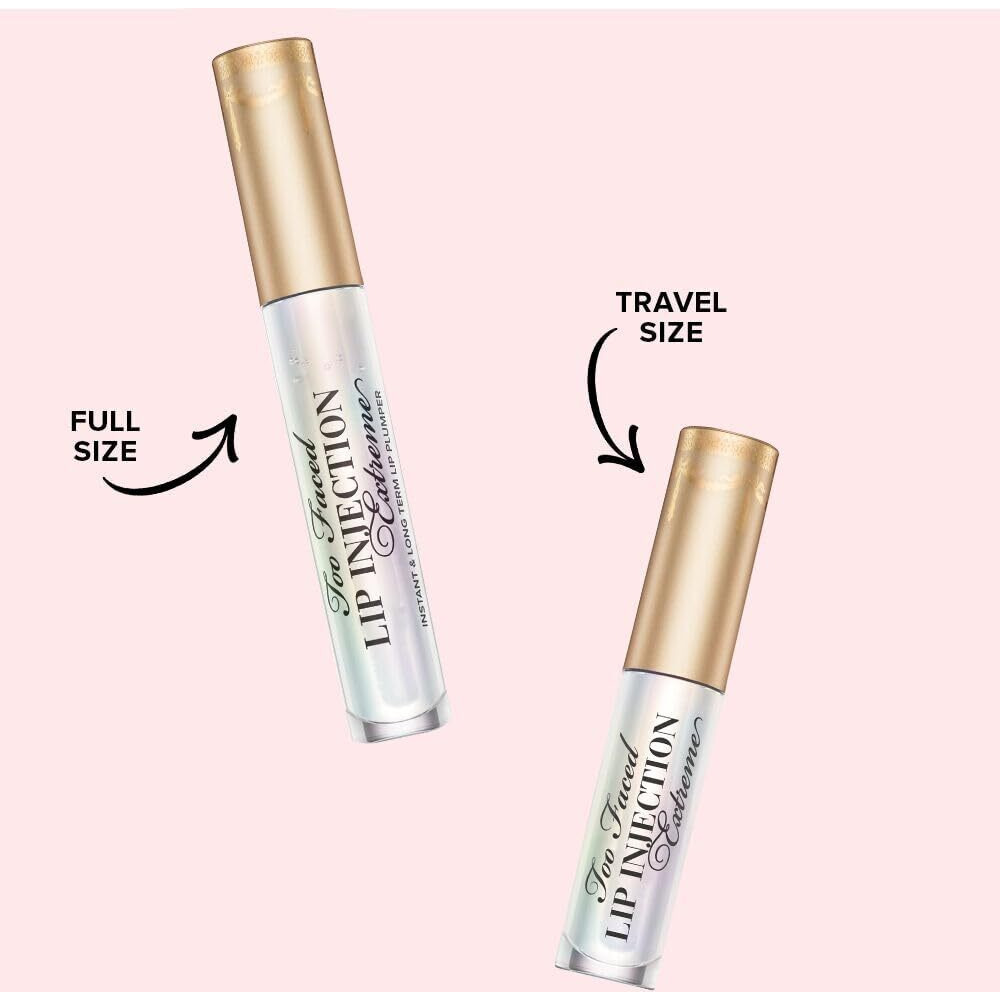 Too Faced Lip Injection Extreme Lip Plumper | Long Lasting Lip Plumping Serum  Travel Size  0.1 Fl Oz  Original