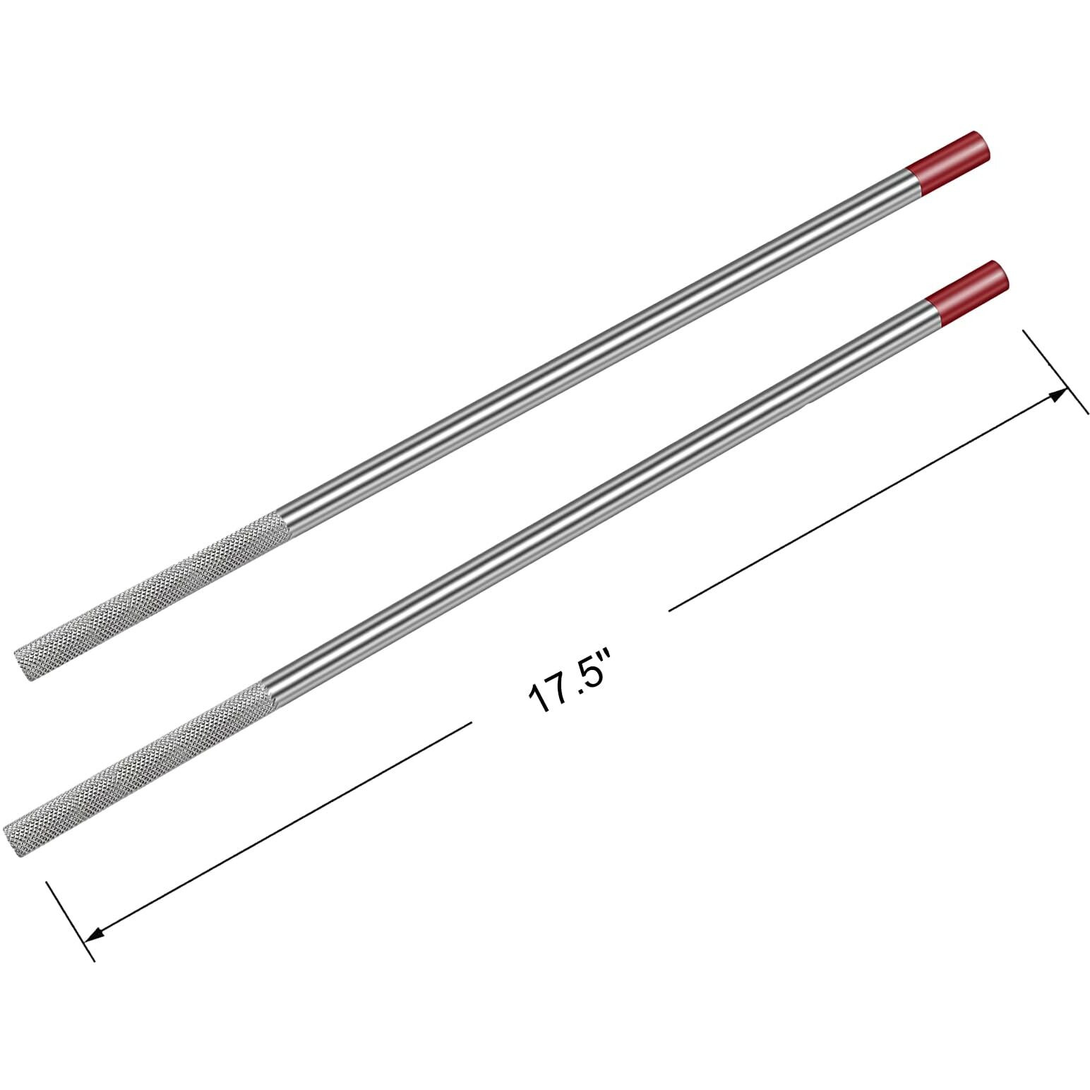 Zhent Premium 2Pcs Winding Bars With Non-Slip Handle 1/2 In Diameter X 17.5 In Length Used For Garage Door Torsion Spring