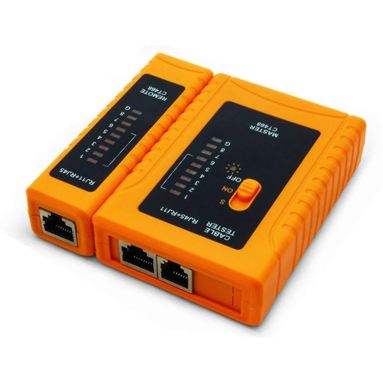 Imbaprice - Rj45 Network Cable Tester For Lan Phone Rj45/Rj11/Rj12/Cat5/Cat6/Cat7 Utp Wire Test Tool